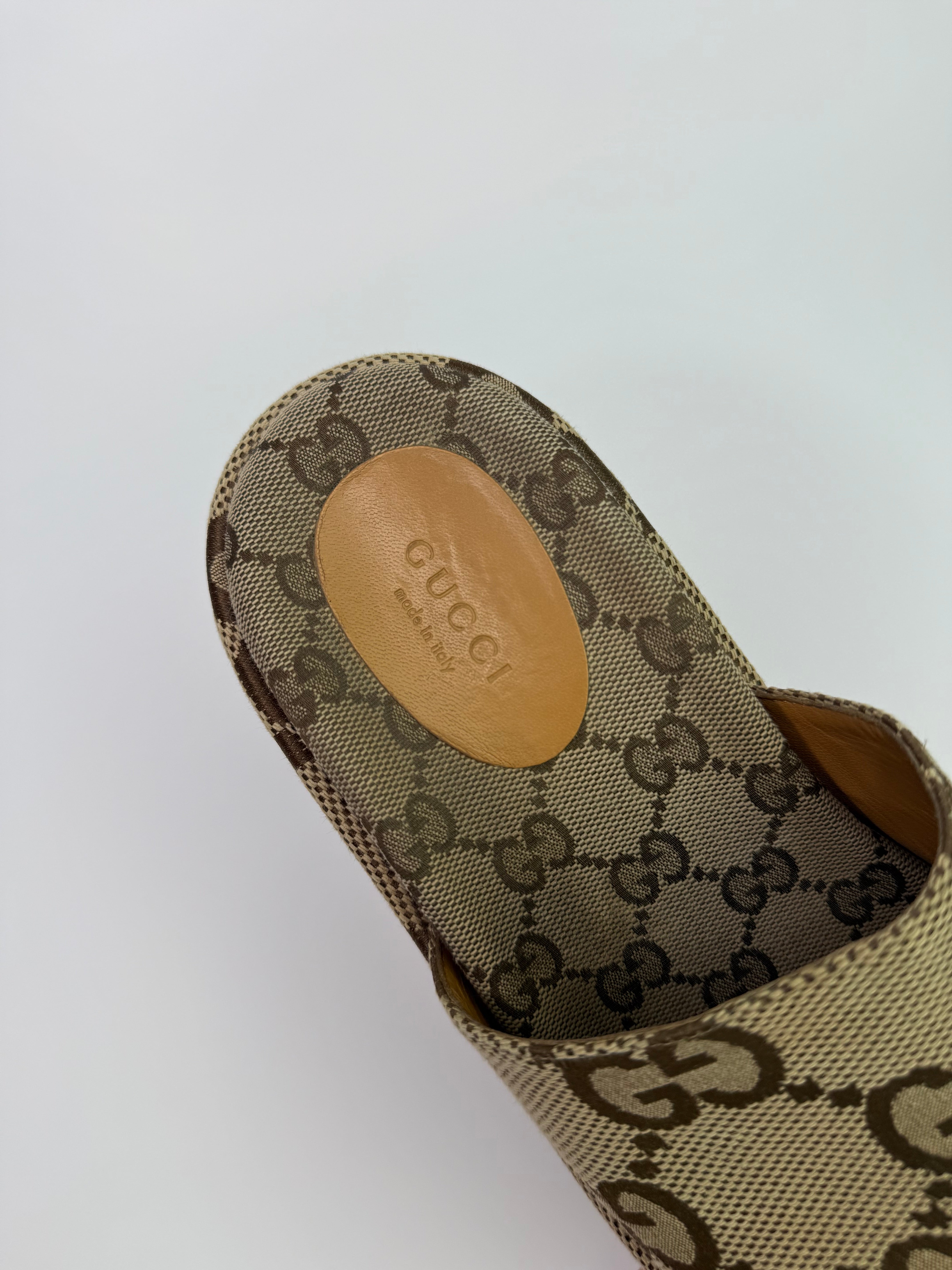 Gucci GG Angelina Platform Slides (Size 37.5/UK 4.5)