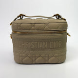 Christian Dior Cannage Lambskin Small Dior Vanity Case