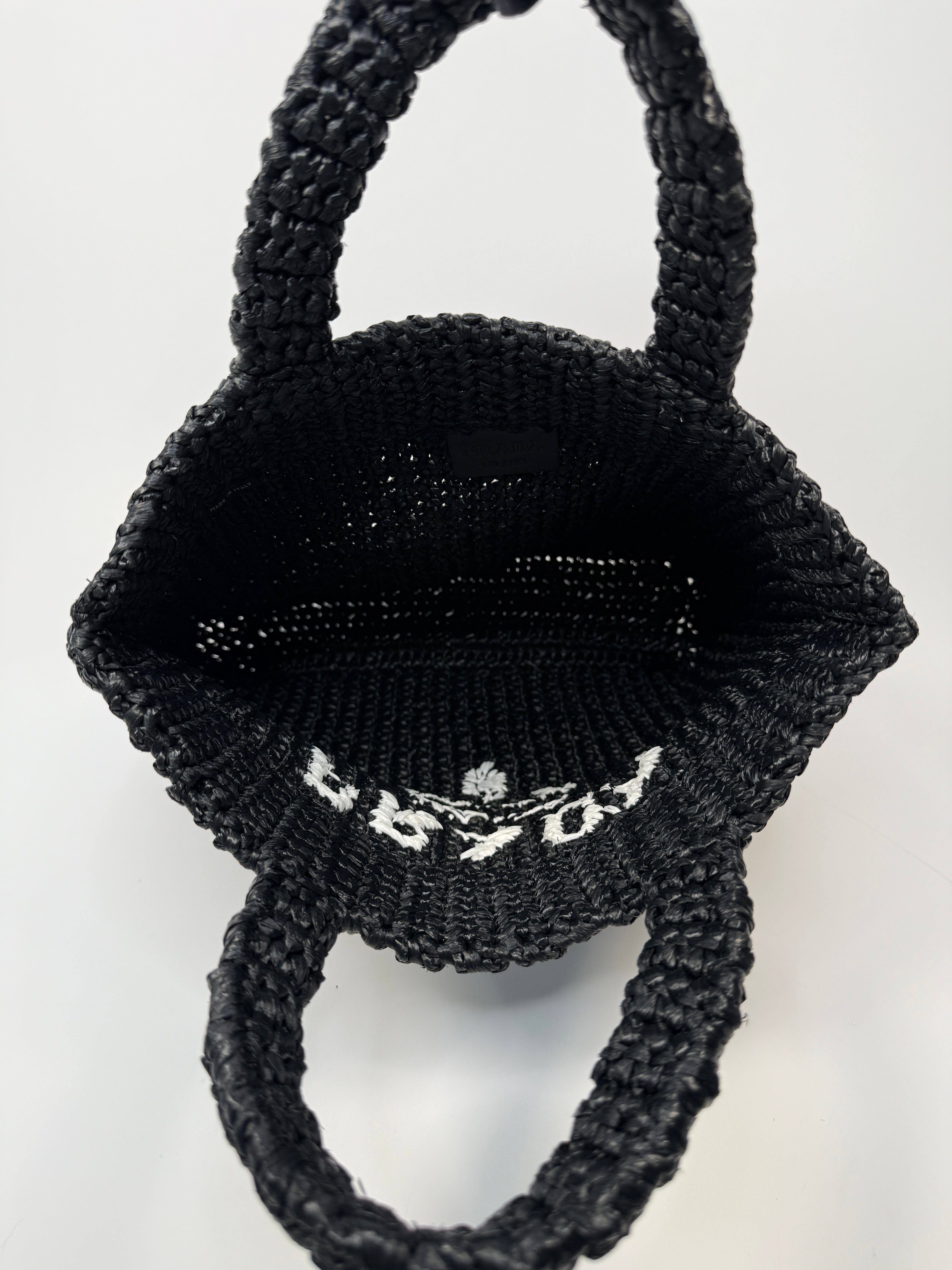 Prada Mini Crotchet Tote