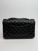 Chanel Medium Classic Double Flap Black Lambskin With SHW
