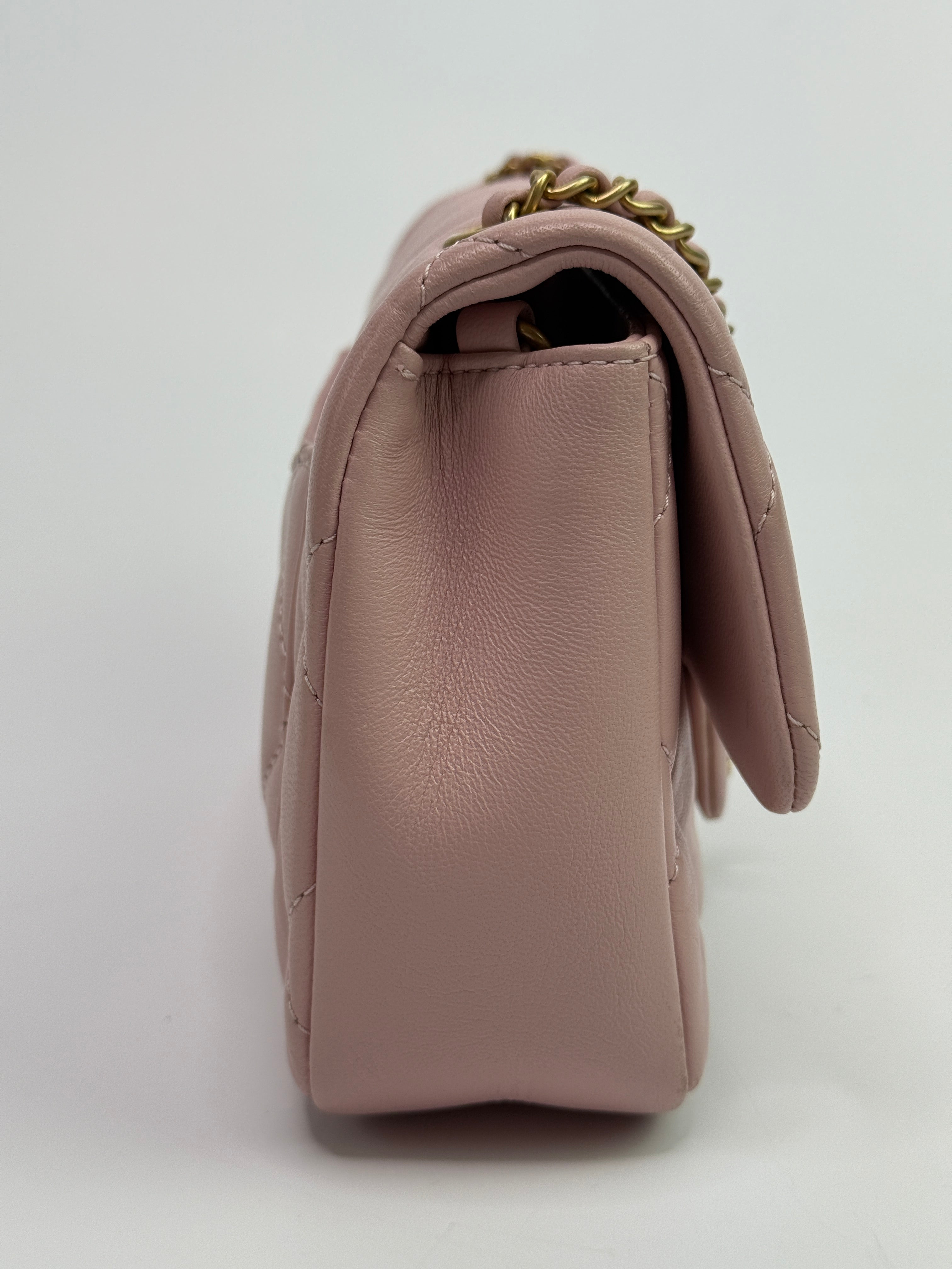 Chanel Mini Heart Charms Flap Antique Gold Hardware
Pre Loved & Authentic