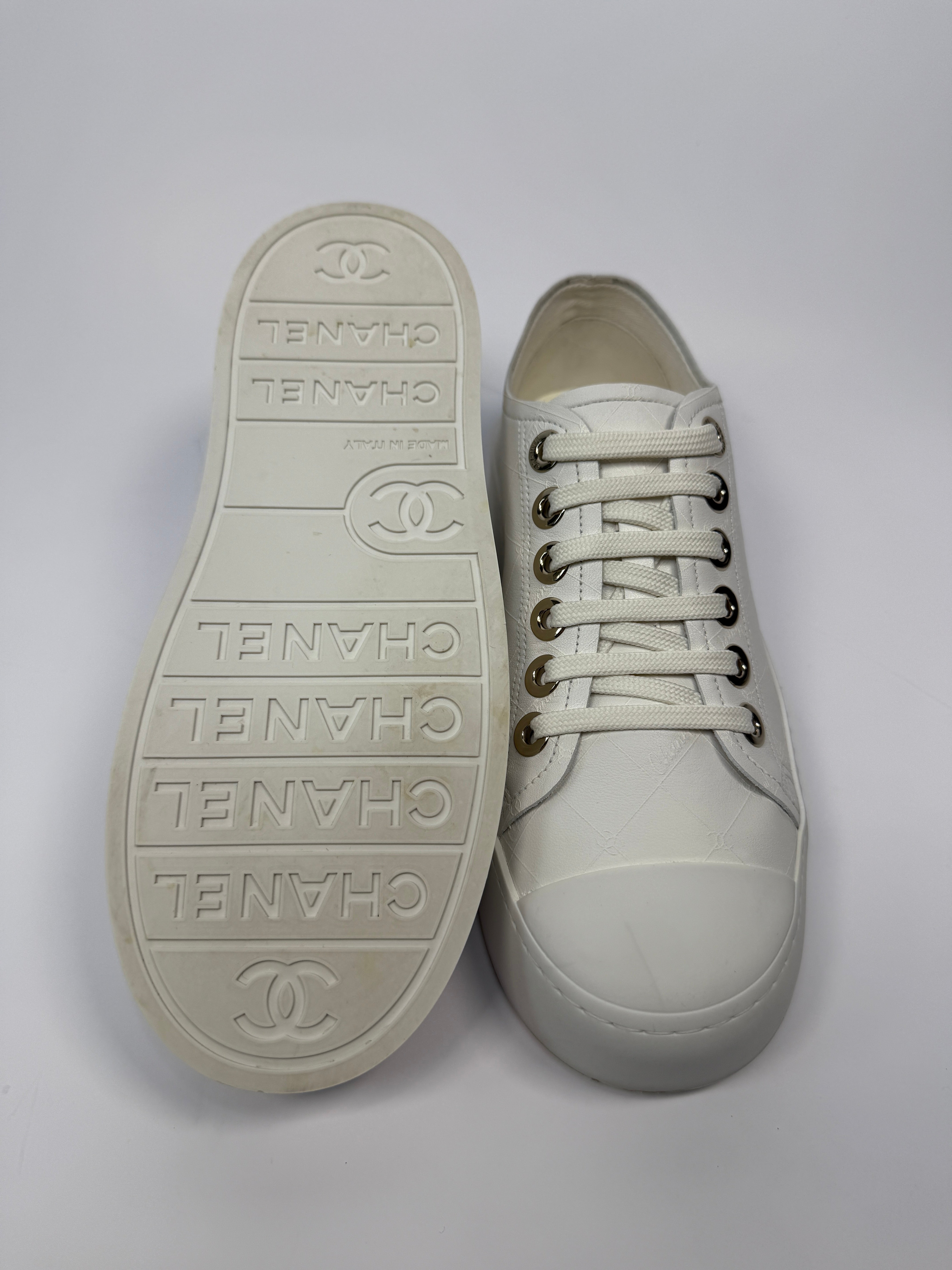 Chanel CC Logo Sneakers (Size 36/UK3)