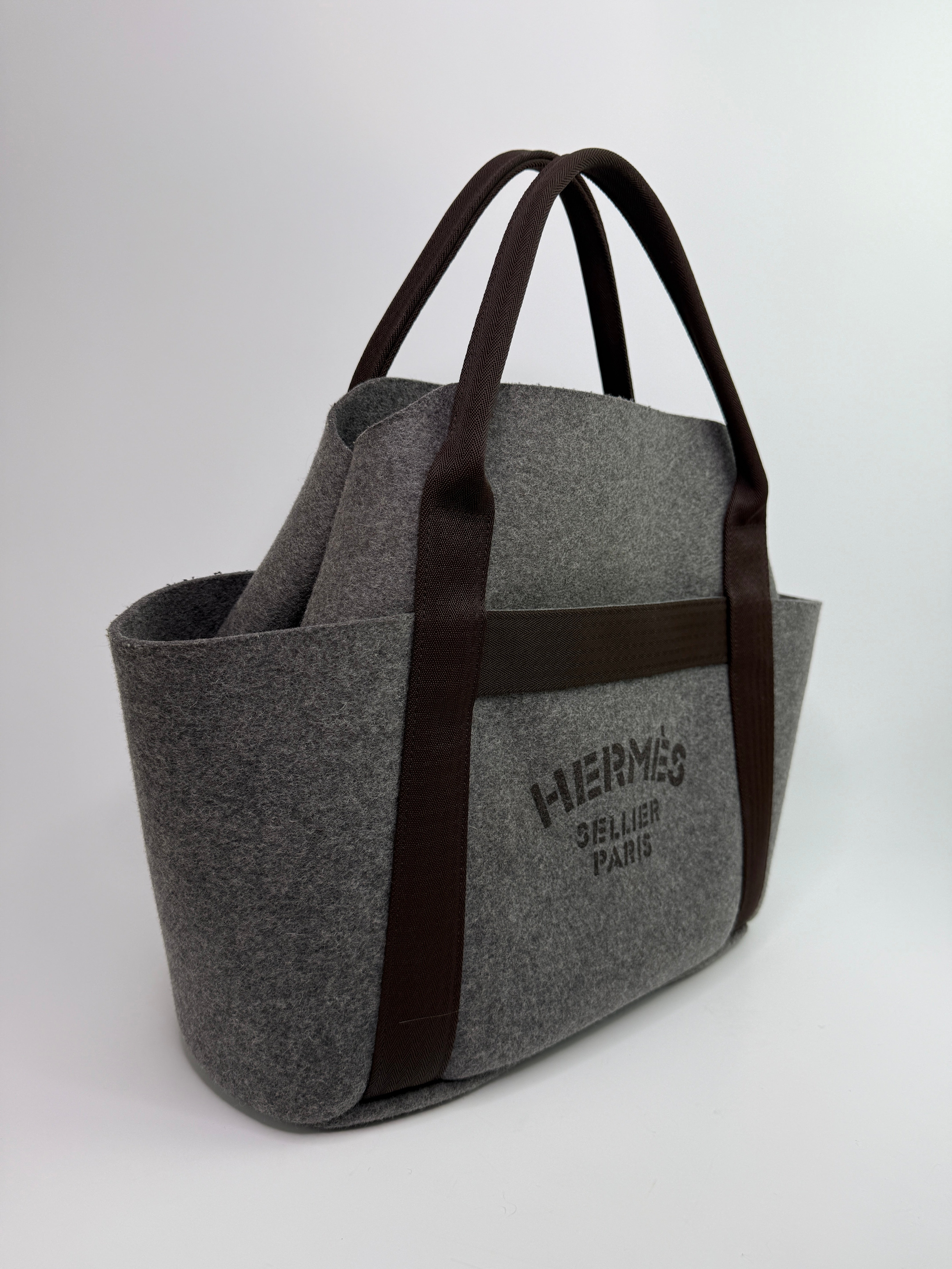 Authentic Pre Loved Hermès Acier Grooming Bag Excellent Condition