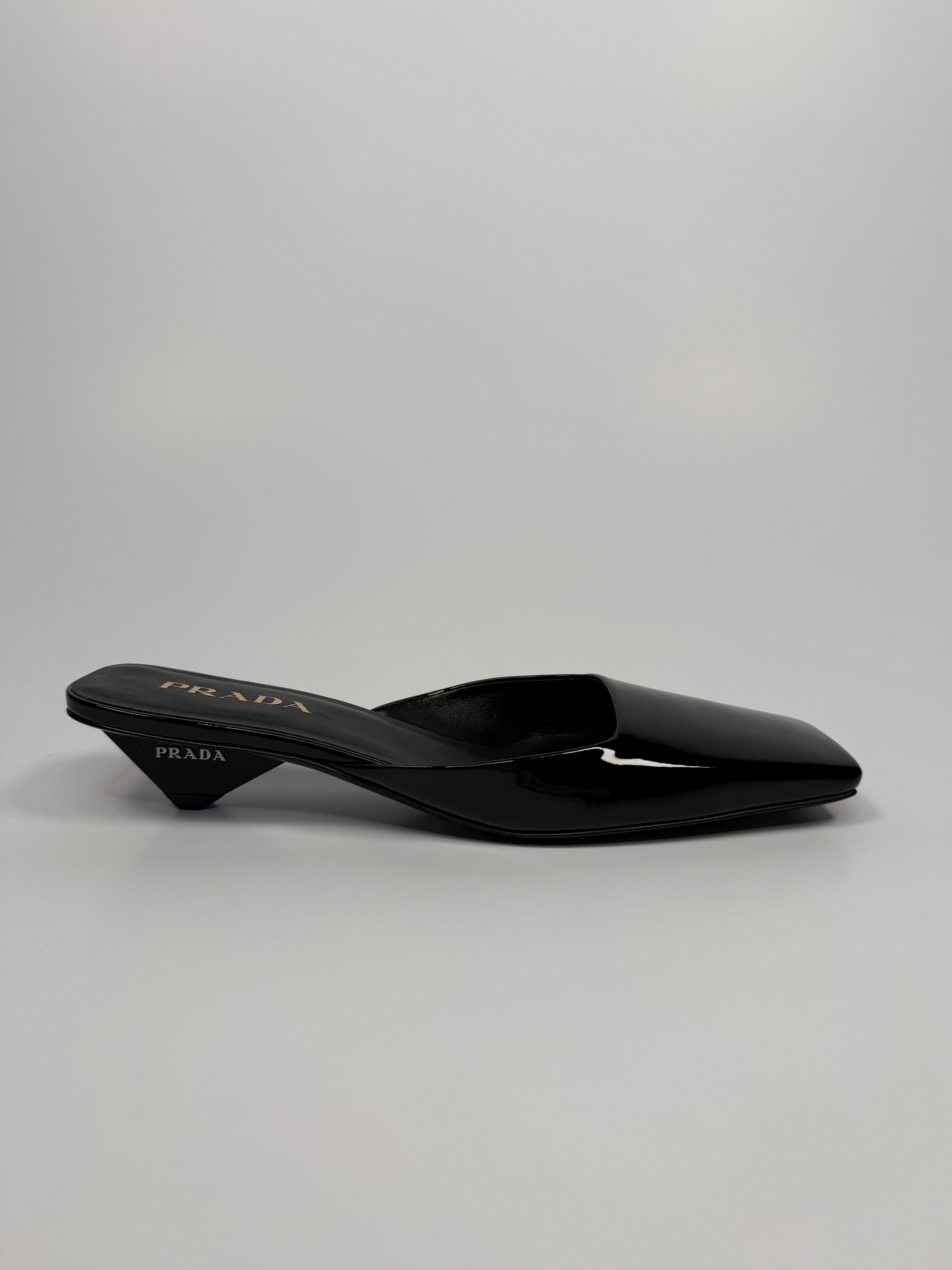Prada Square Toe Mules (Size 39.5/UK6.5)