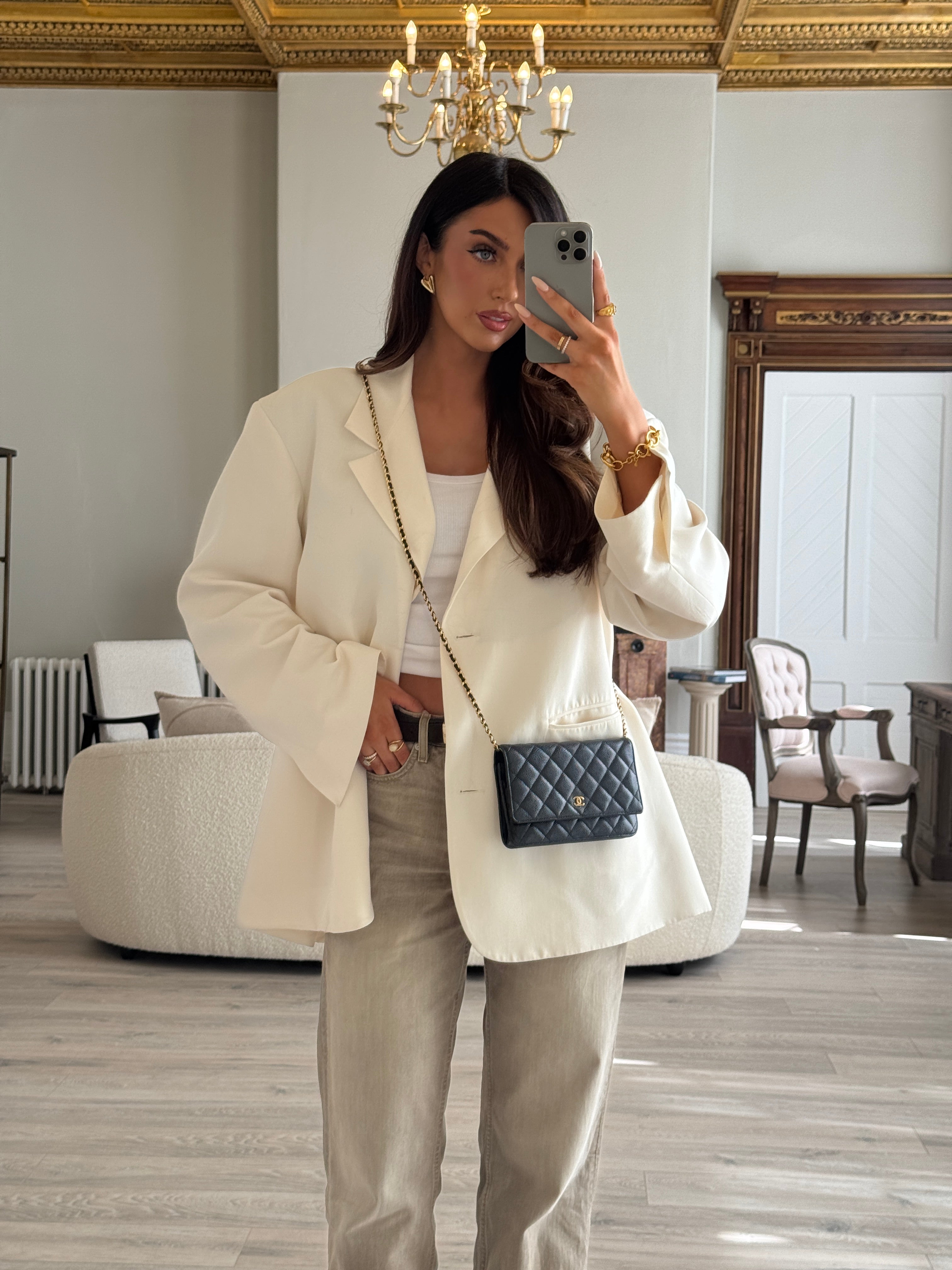 Chanel Wallet On Chain Black Caviar Leather With GHW