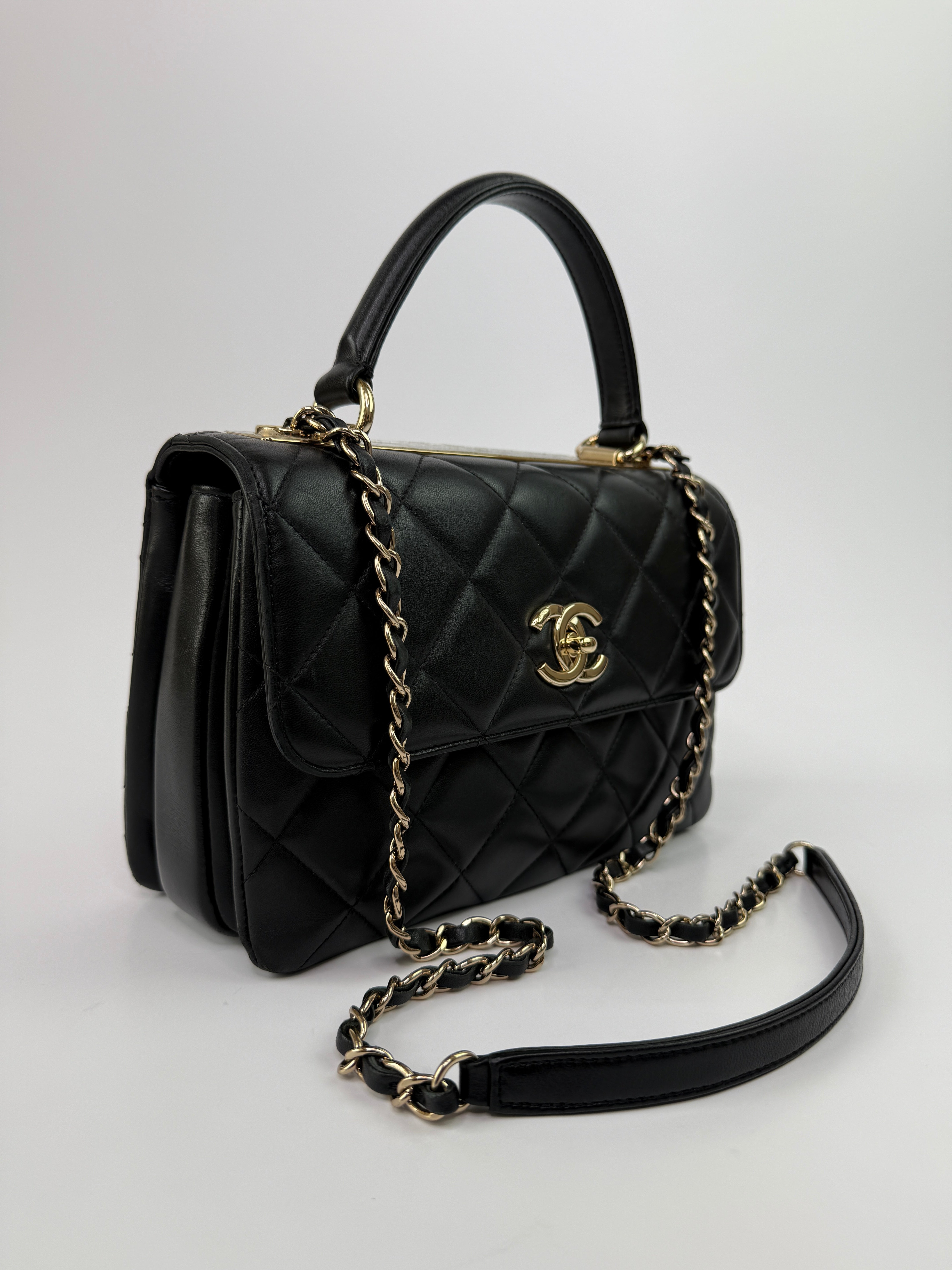 Chanel Small Trendy Top Handle Flap Bag