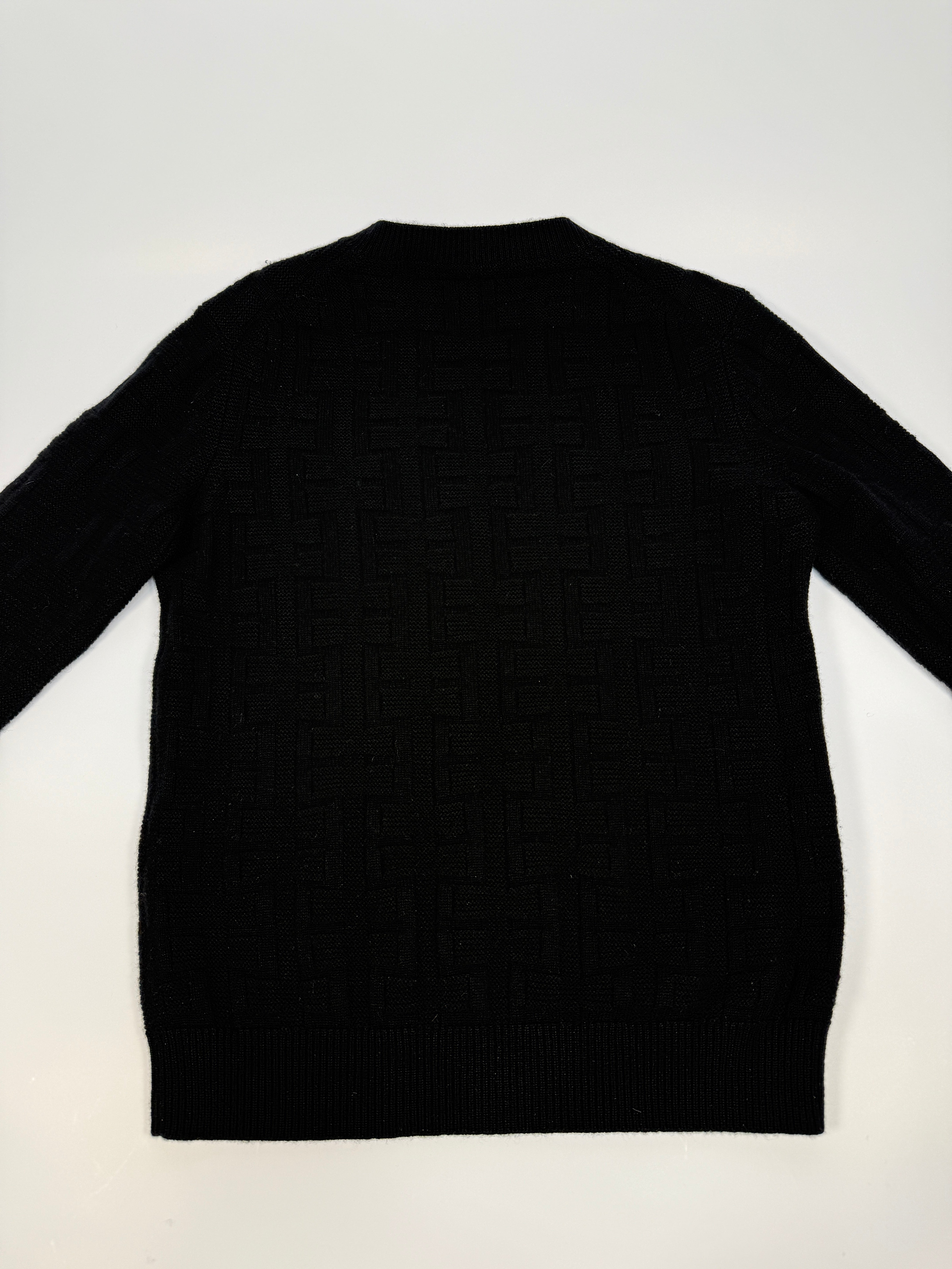 Preloved Authentic Hermès 'H' Long Sleeved Sweater black