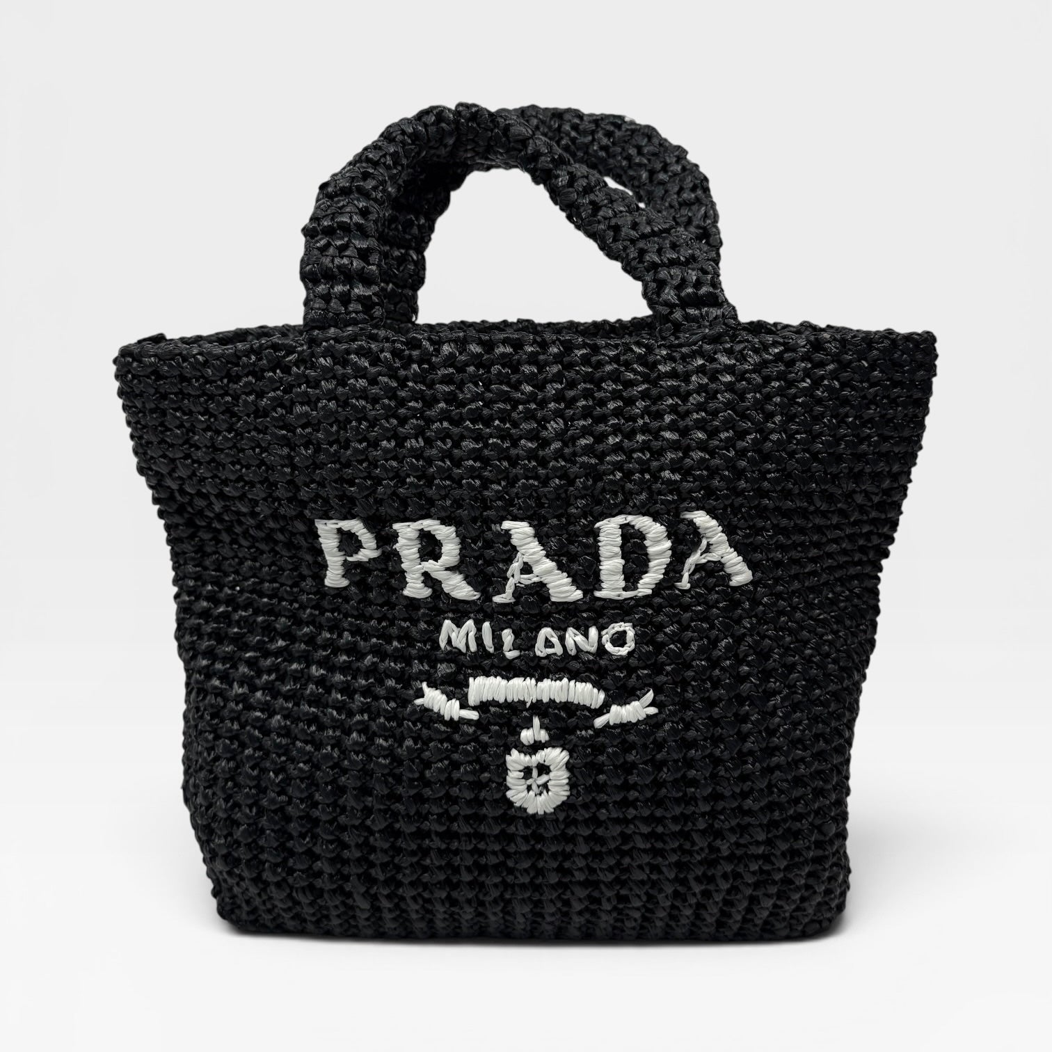 Prada Mini Crotchet Tote