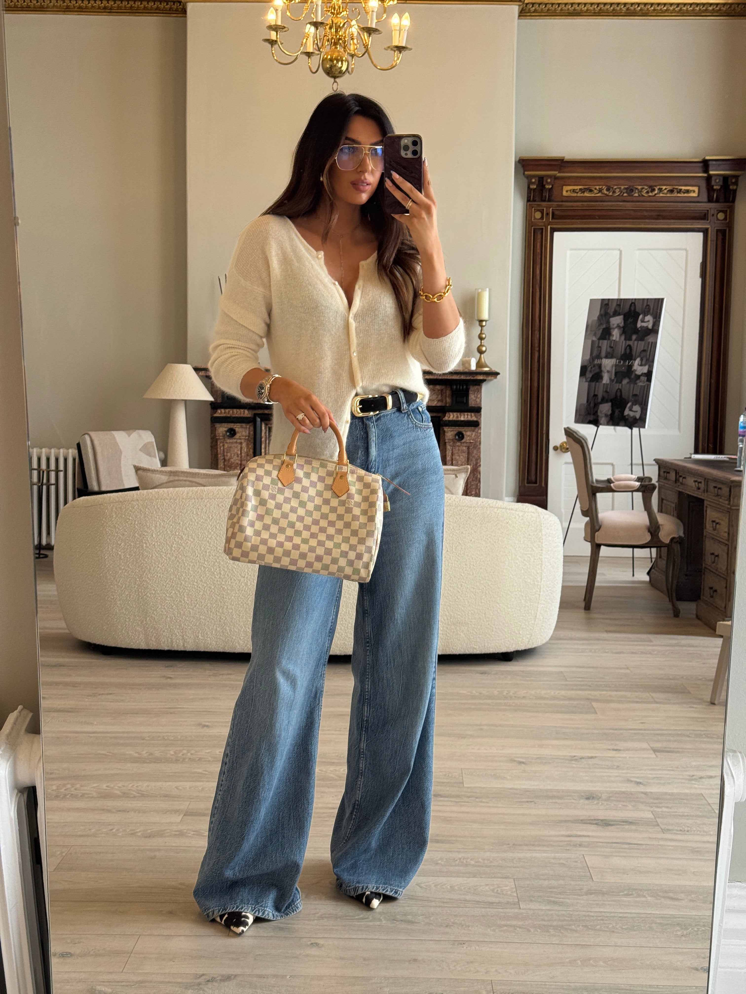 Louis Vuitton Speedy 30 in Damier Azur