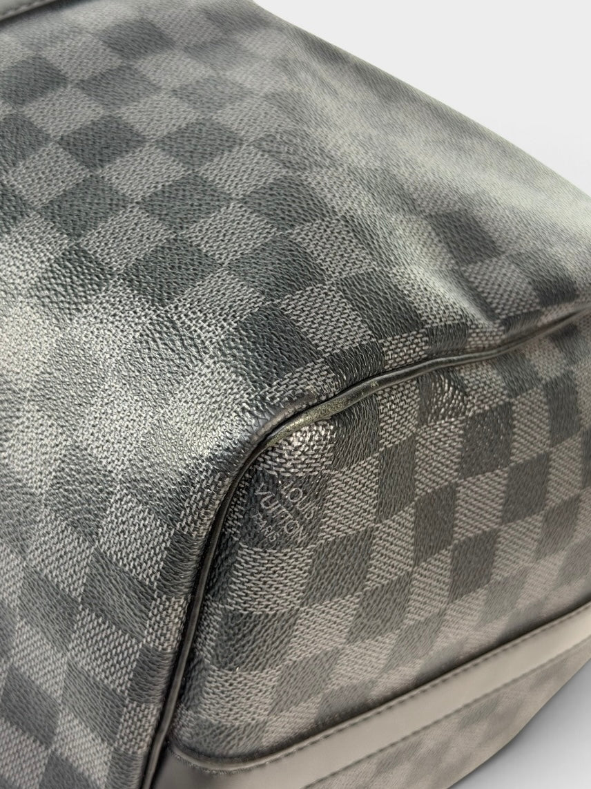 Louis Vuitton Keepall Bandouliere 45 In Damier Graphite Canvas. 100% authentic and preloved in excellent condition