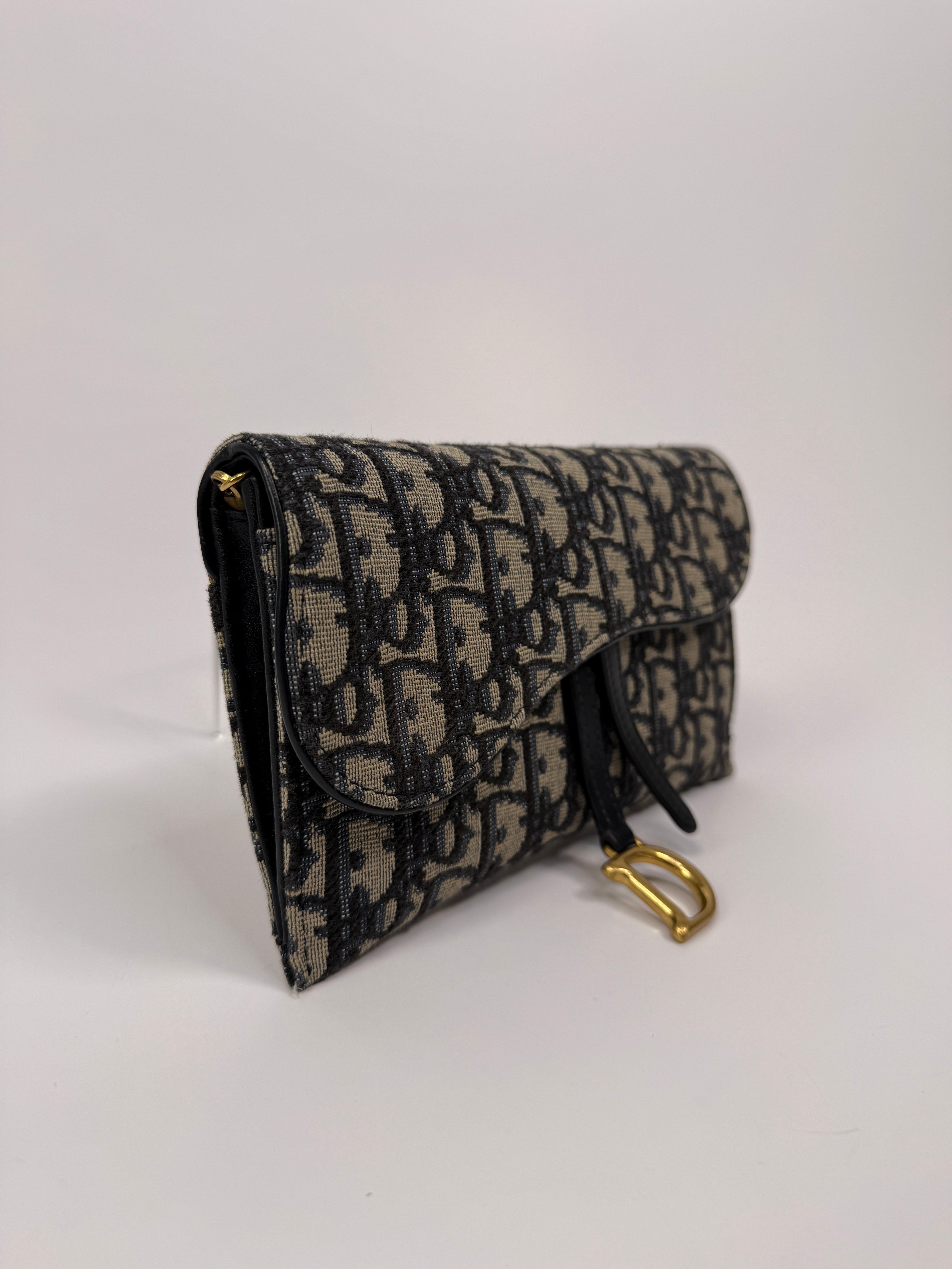 Christian Dior Medium Oblique Saddle Pouch