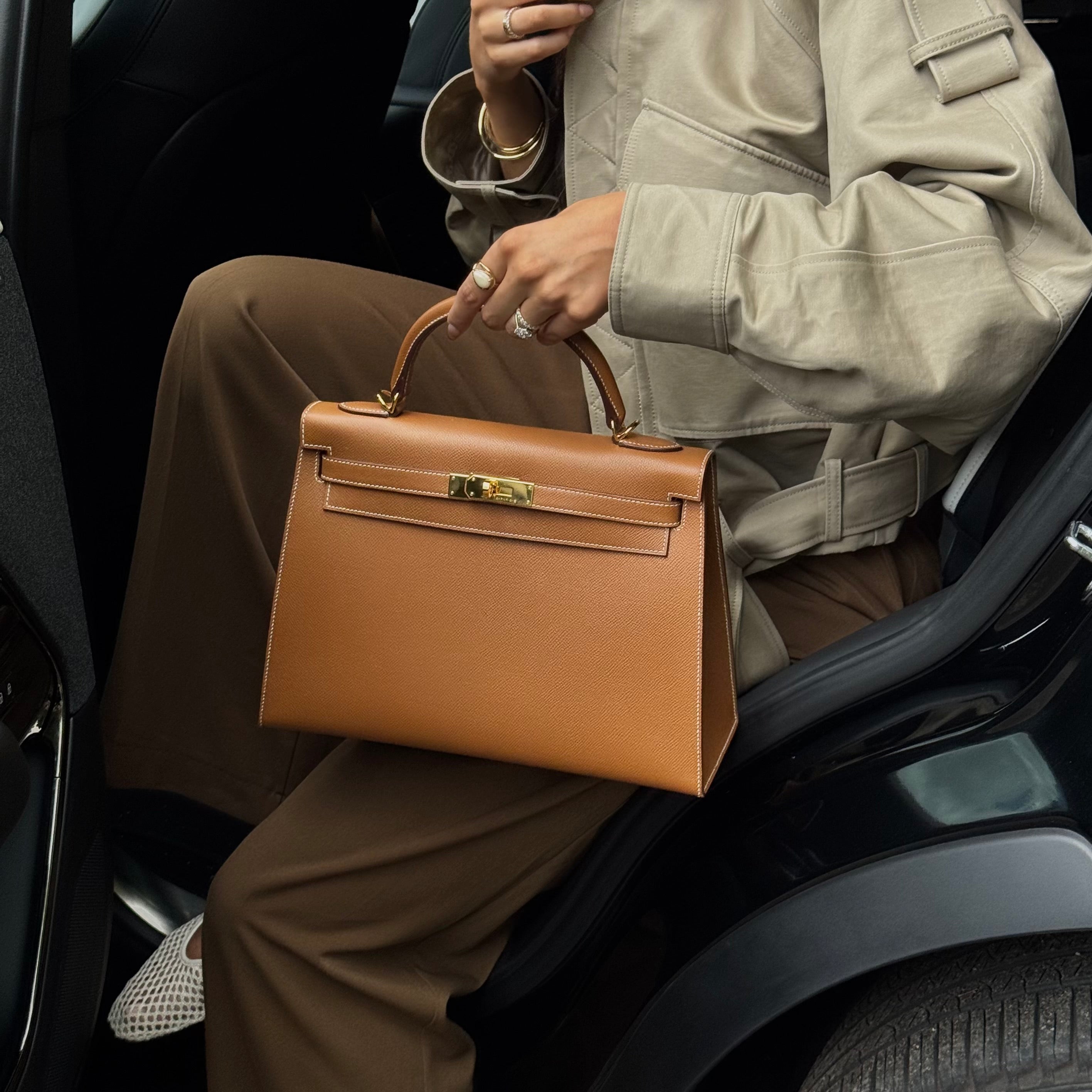 *Luxe Top Pick* Hermès Kelly 28 Gold Sellier Epsom Leather With Gold Hardware