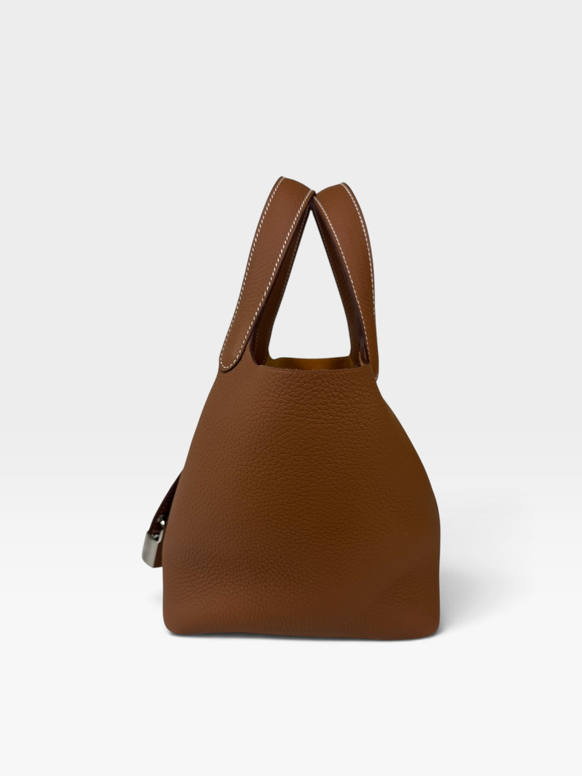 Hermès Picotin 18 In Gold Clemence Leather With Palladium Hardware