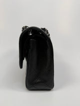 Chanel Small Classic Double Flap In Black Caviar Leather With SHW