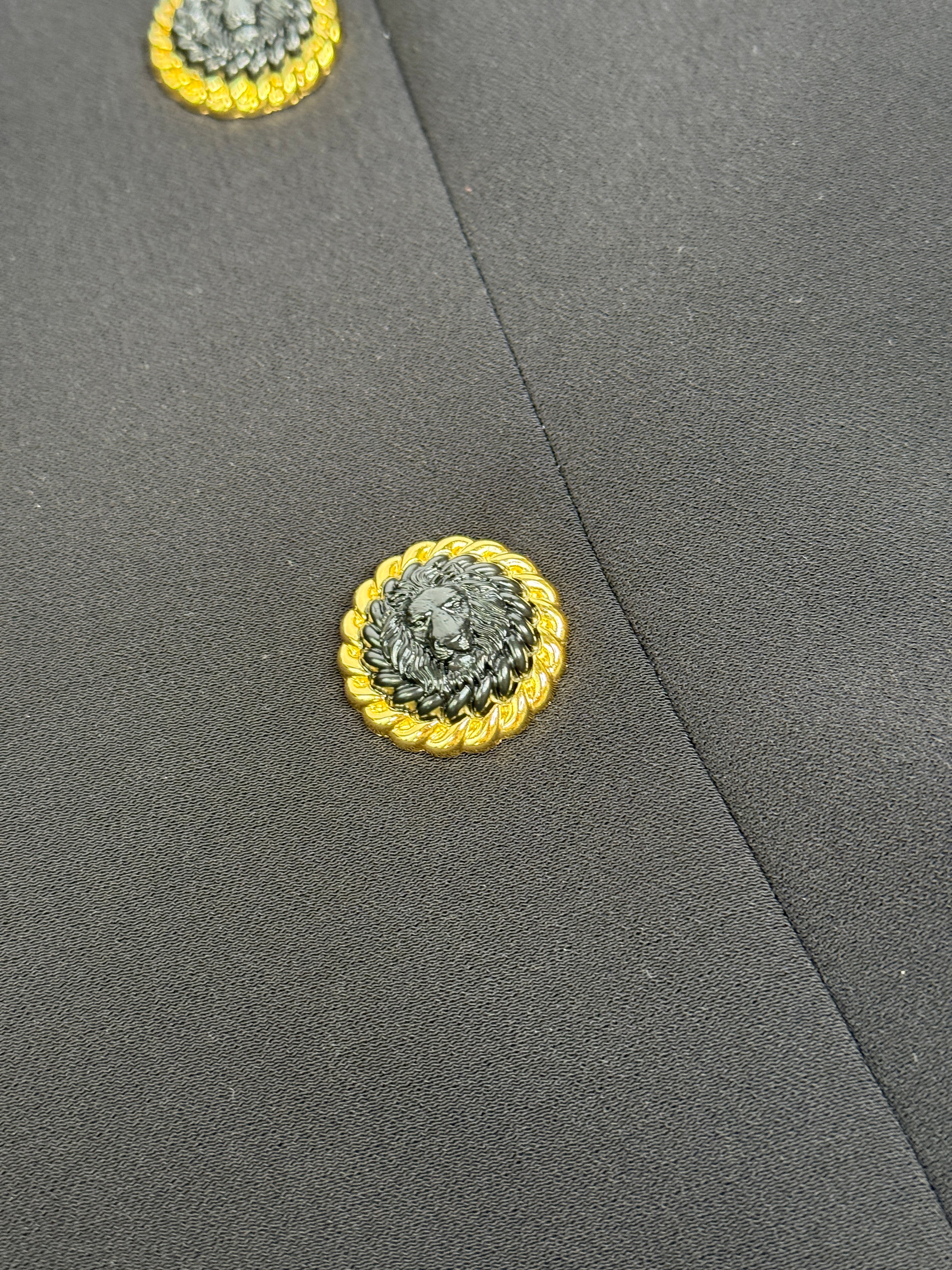 Balmain Crêpe Mini Dress (Size UK14)