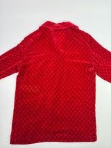 Gucci GG Devoré-velvet shirt and Trouser Set (Size 44/UK12)