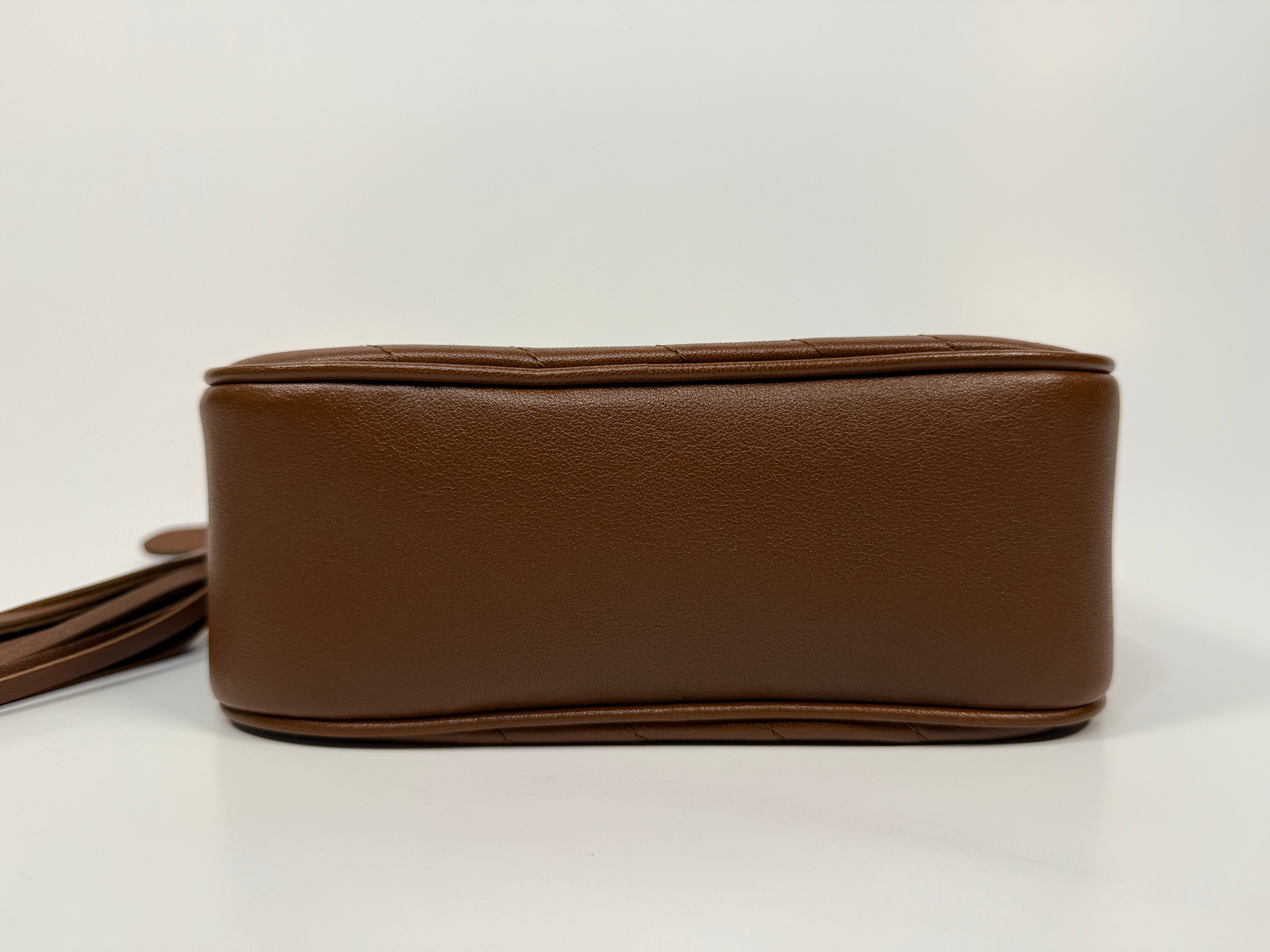 Gucci Soho Disco Crossbody Bag In Brown Leather