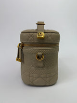 Christian Dior Cannage Lambskin Small Dior Vanity Case