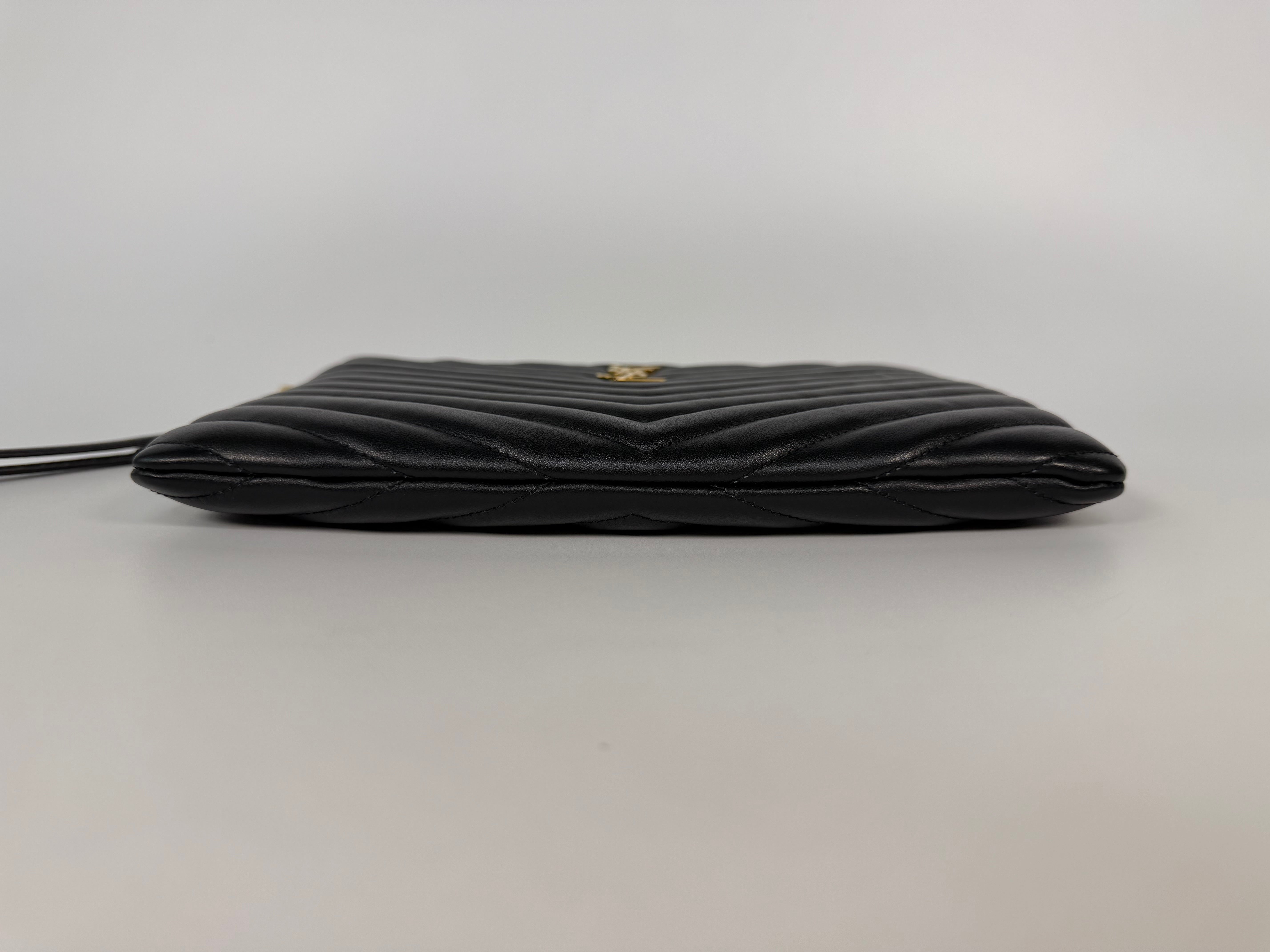 Saint Laurent Cassandre Matelassé Leather Pouch