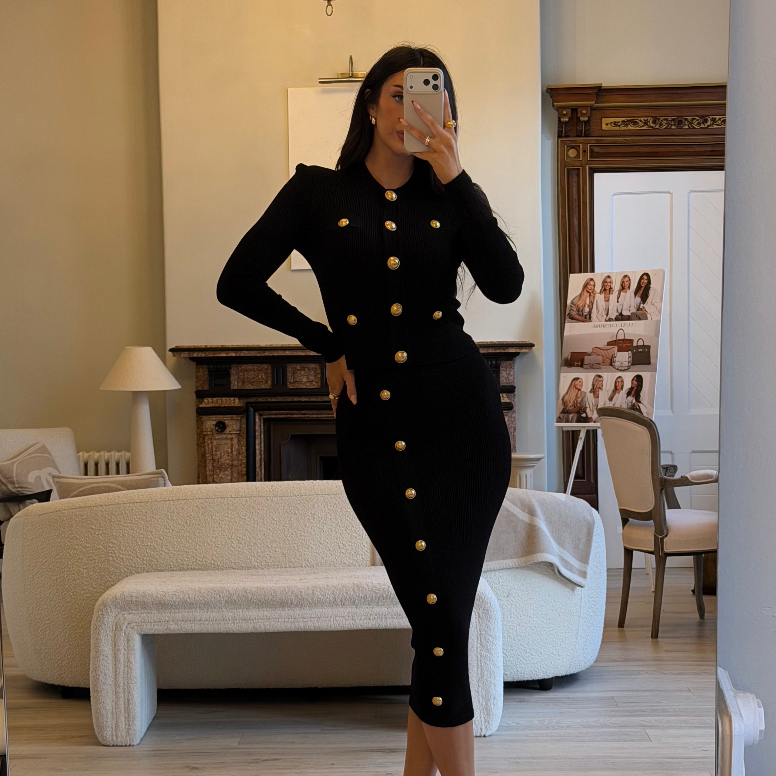 Balmain Knit Co-Ord Set (Size FR40/UK12)