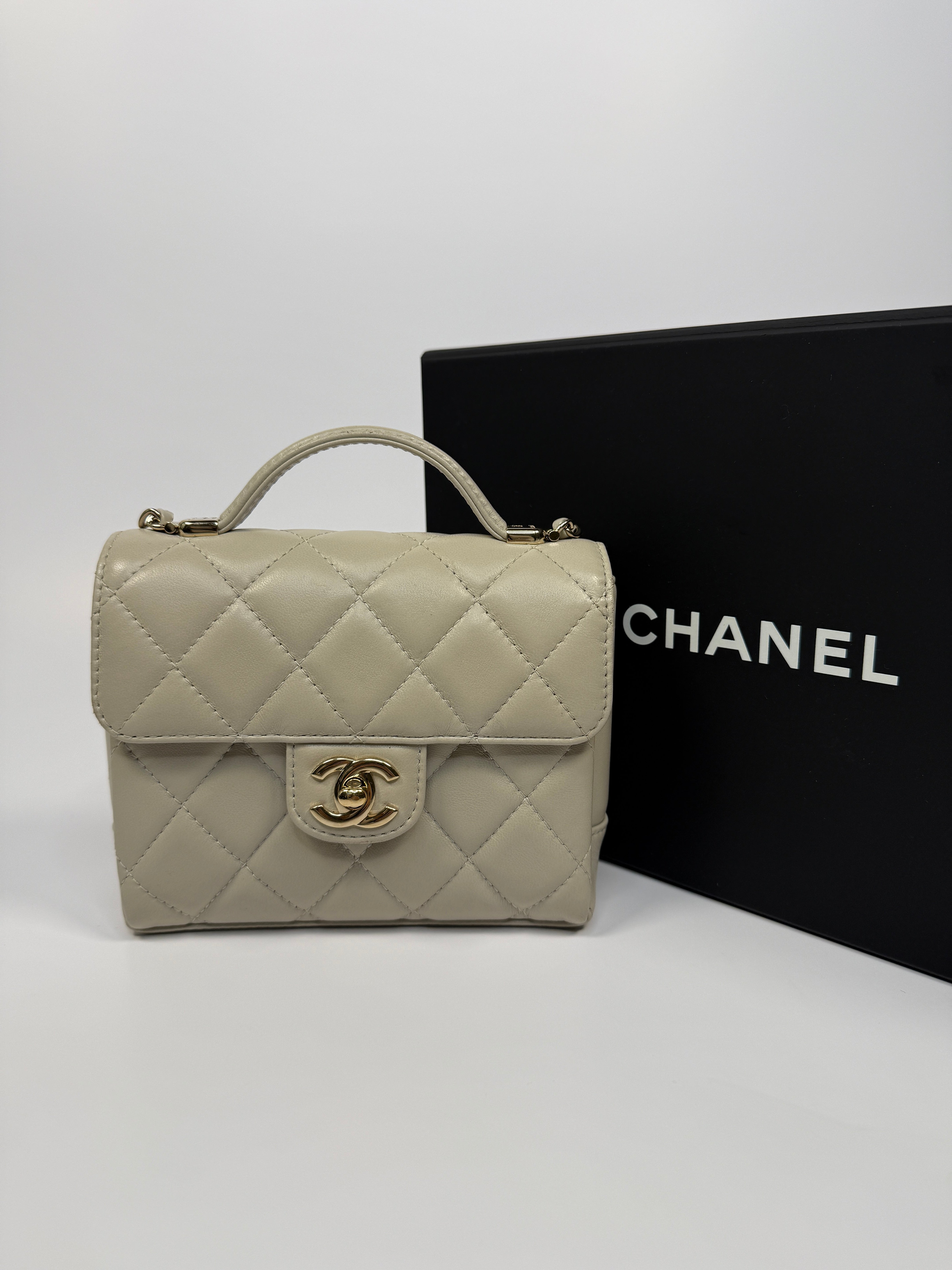 Chanel Seasonal Top Handle Flap Bag
Pre Loved & Authentic