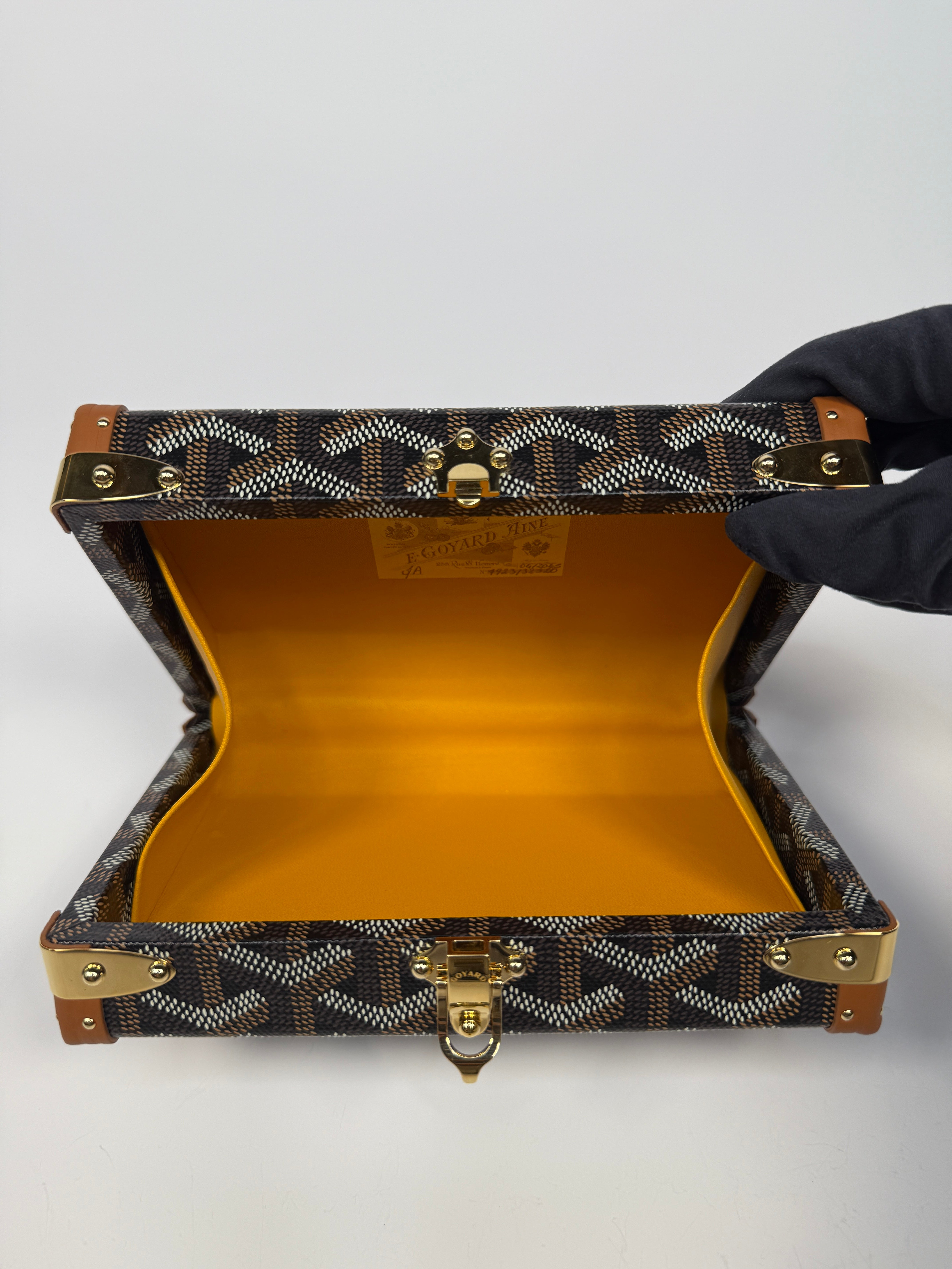 Goyard Minaudiere Trunk Shoulder Bag