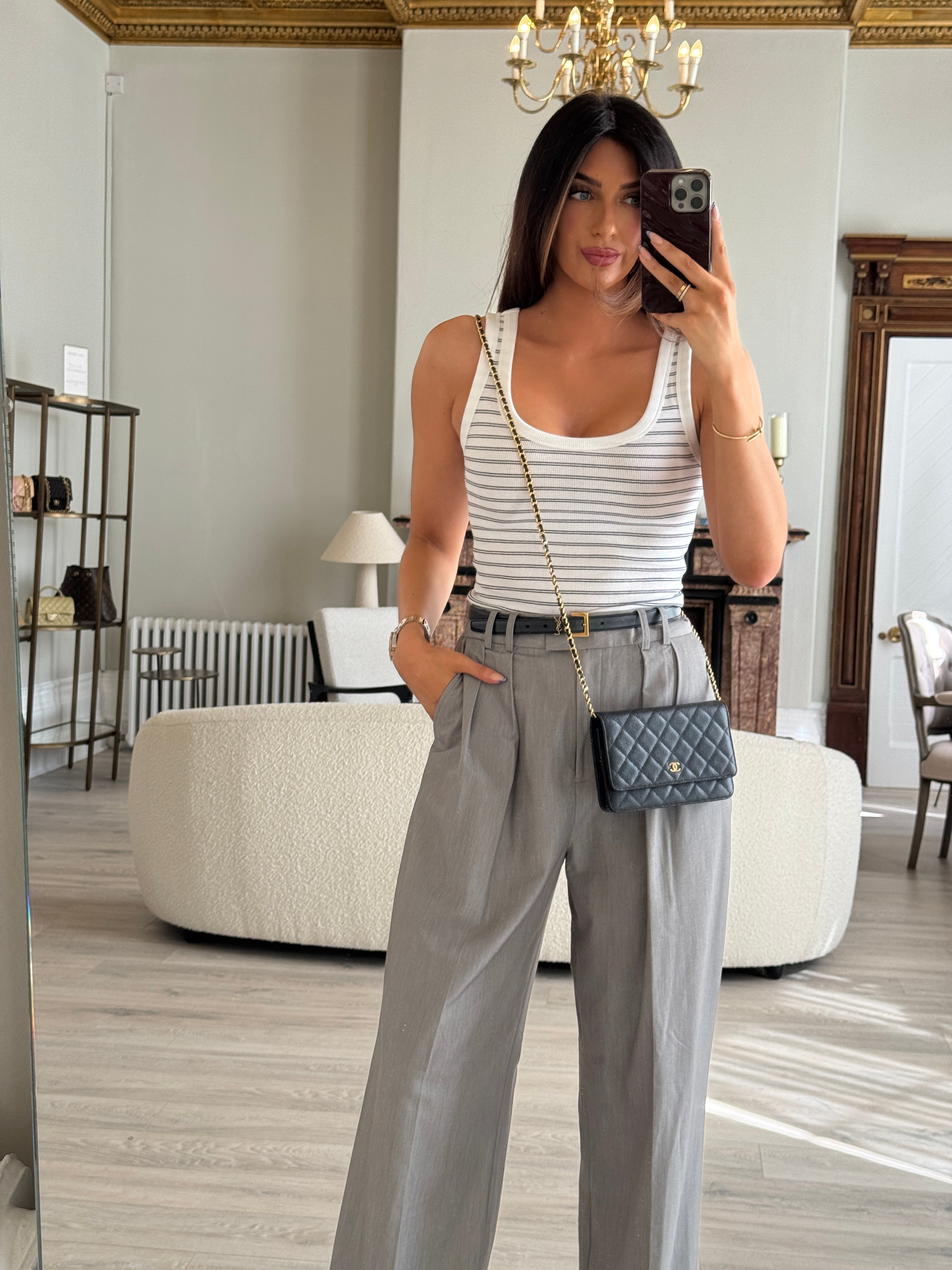 Chanel Wallet On Chain Black Caviar Leather With GHW