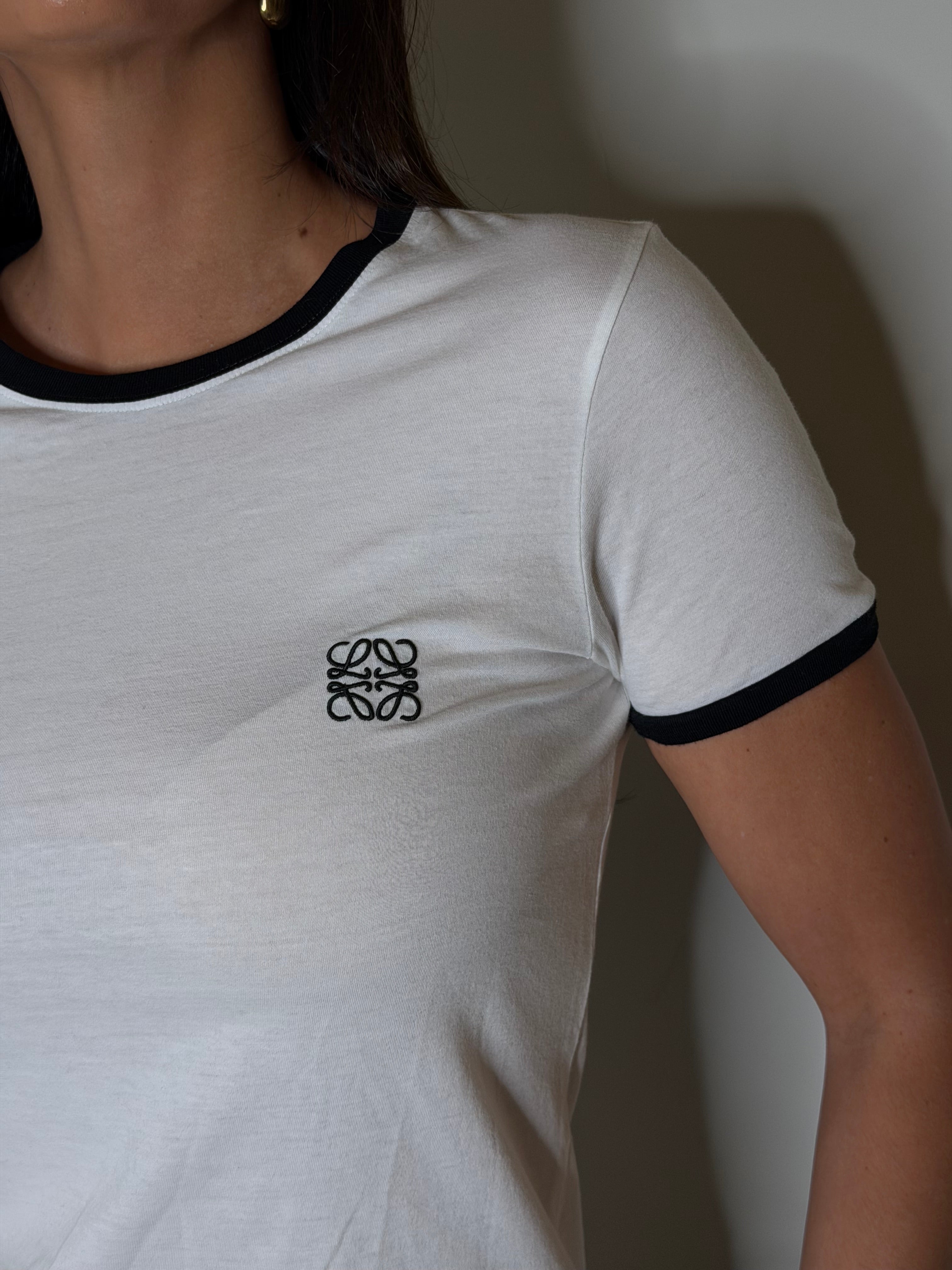 Loewe Anagram-embroidered cotton T-Shirt (Size S/UK8)