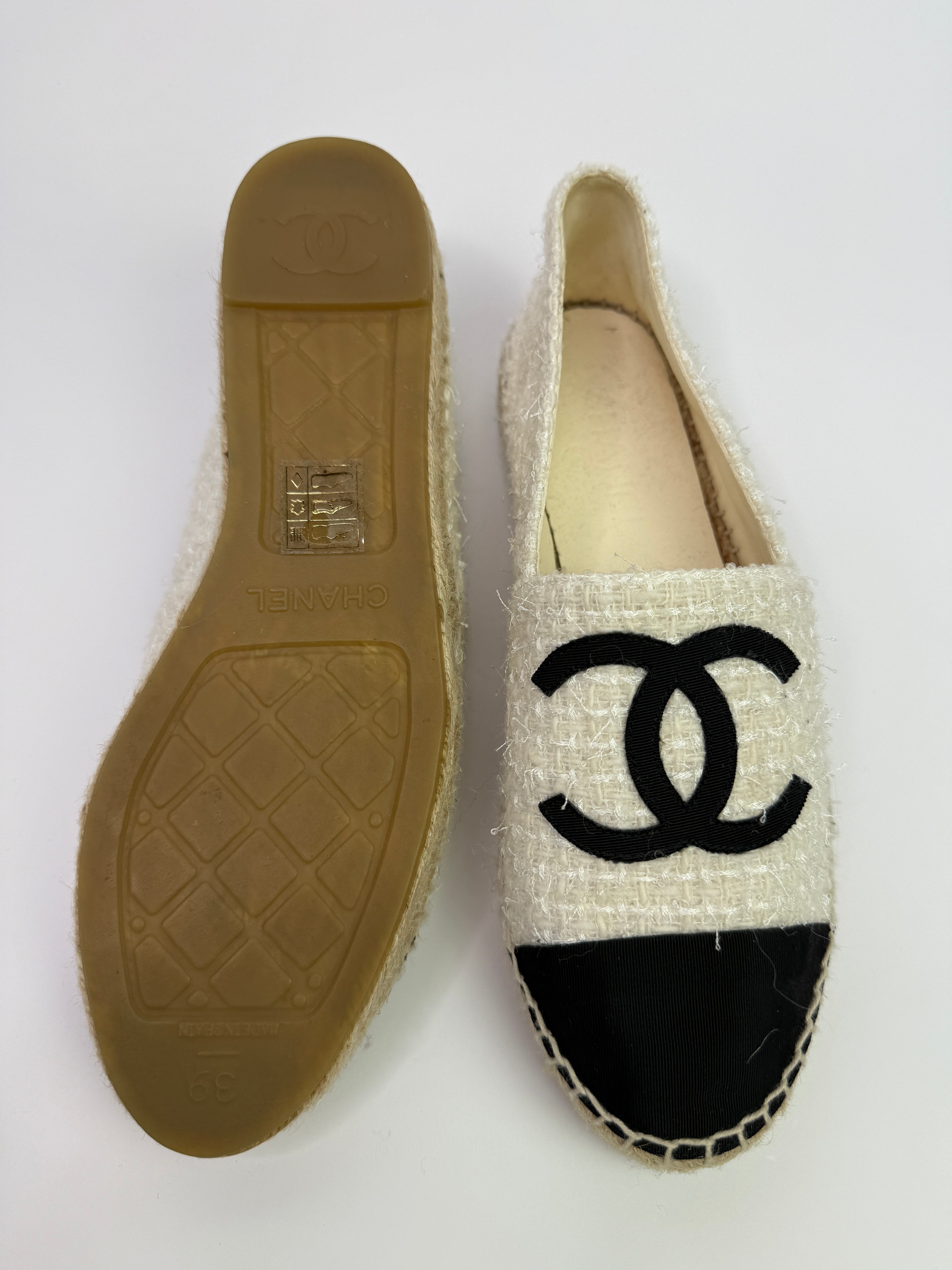 Chanel Espadrilles (Size 39/ UK6)
