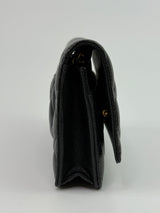 Chanel Wallet On Chain Black Caviar Leather With GHW