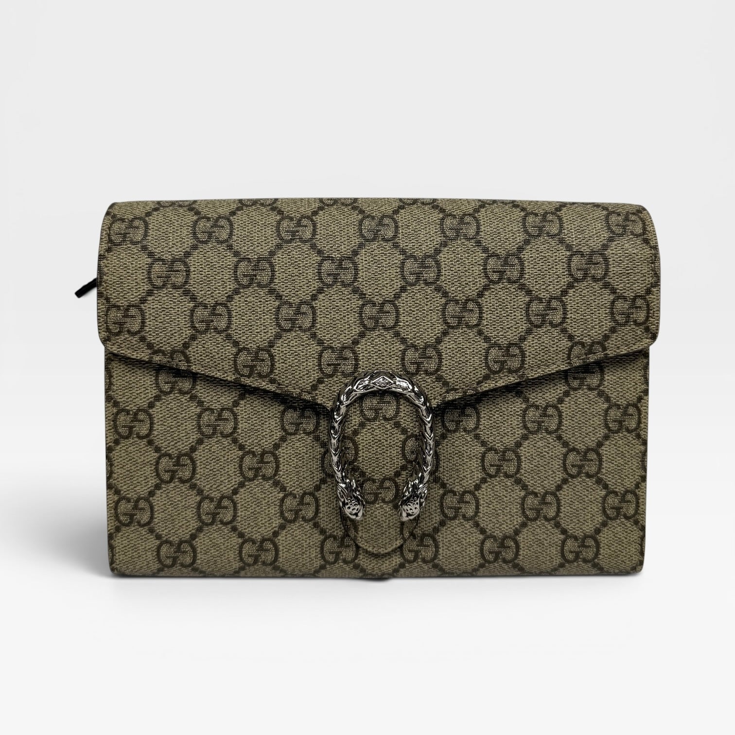 Gucci Dionysus GG Supreme Dionysus Canvas Wallet-On-Chain