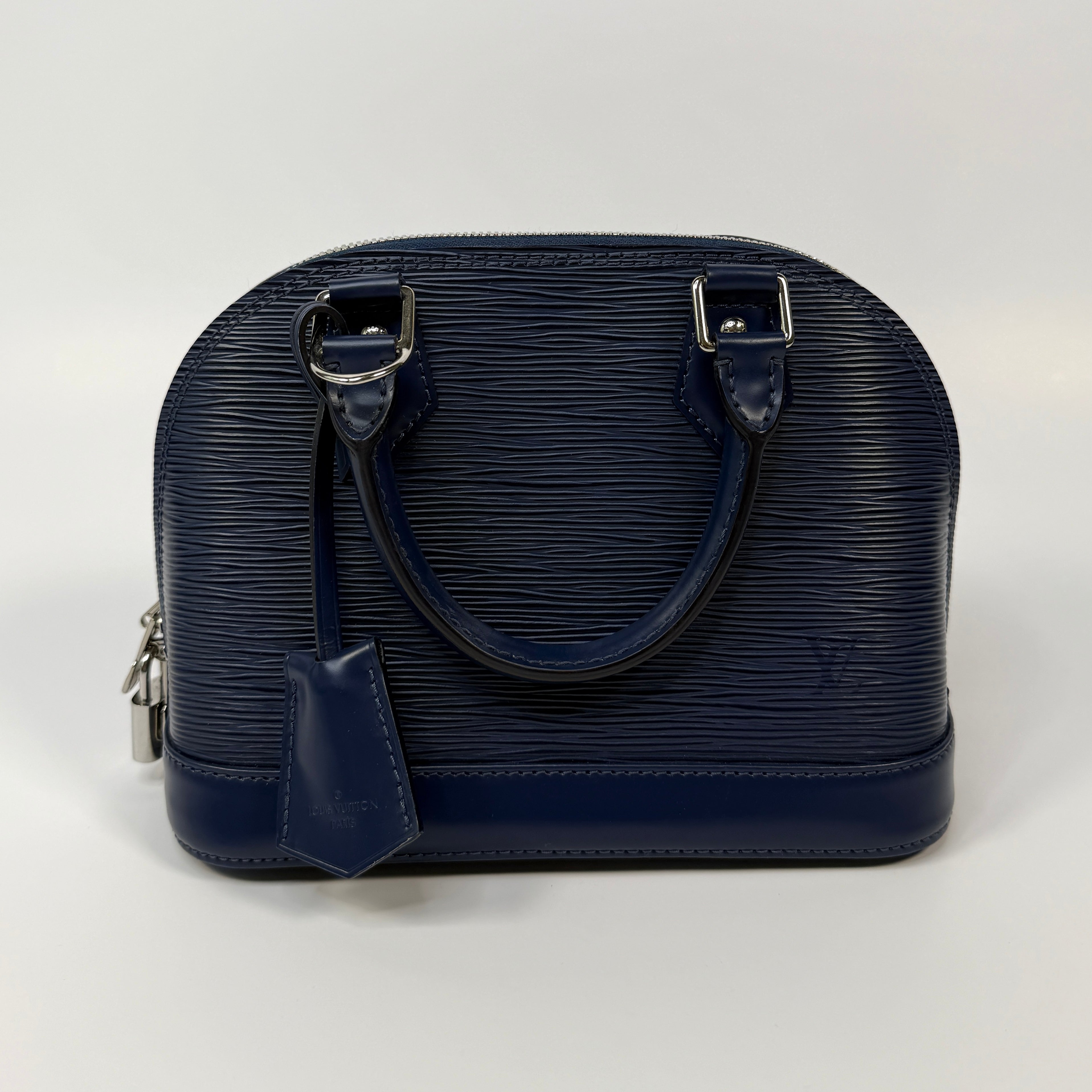Louis Vuitton Alma BB In Navy Epi Leather
