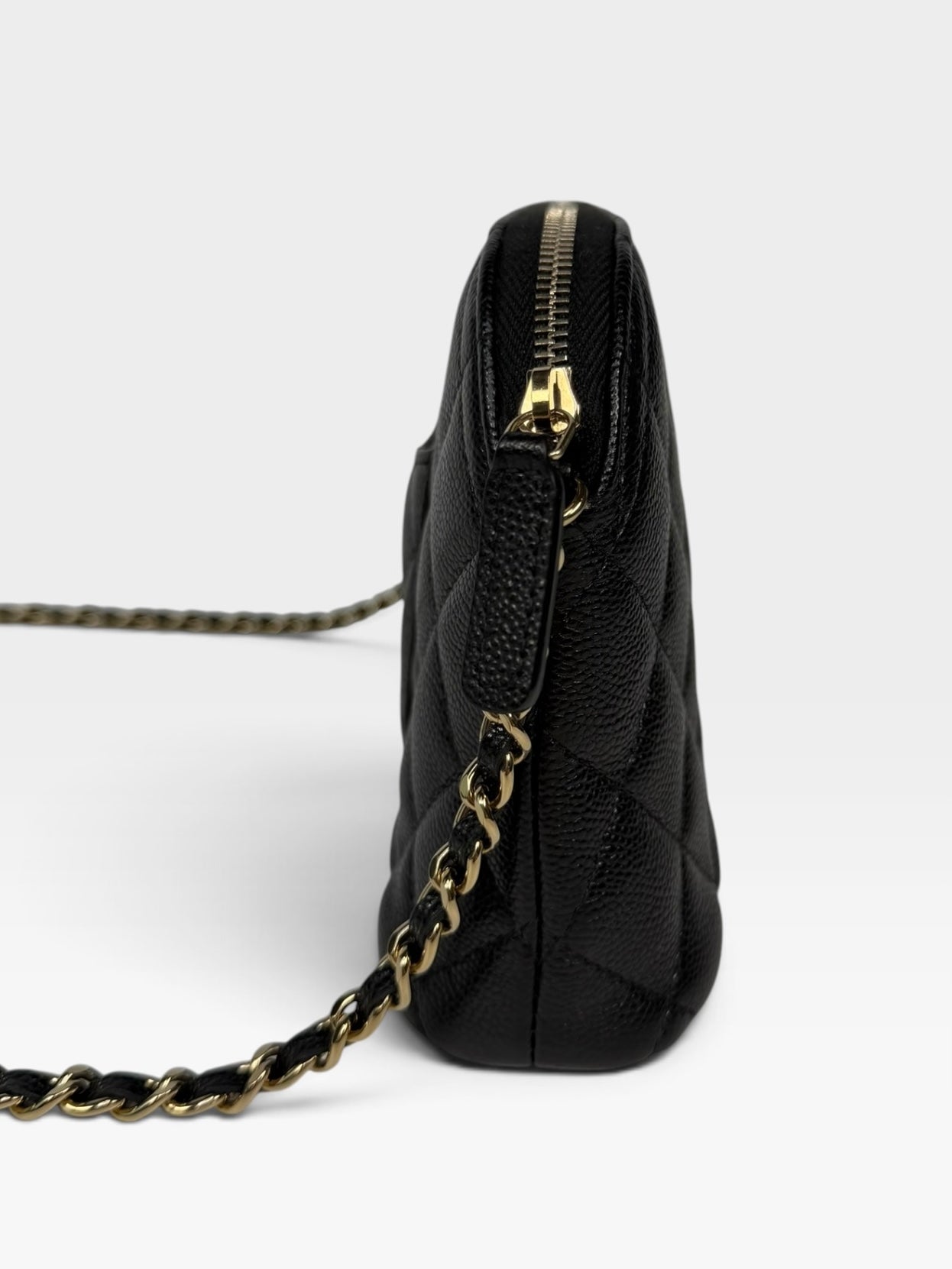 Chanel Wallet On Chain Black Caviar Leather With Gold Hardware. Authentic and Preloved In Excellent condition. 100% Authenticity Guarantee. Insured next day delivery.
