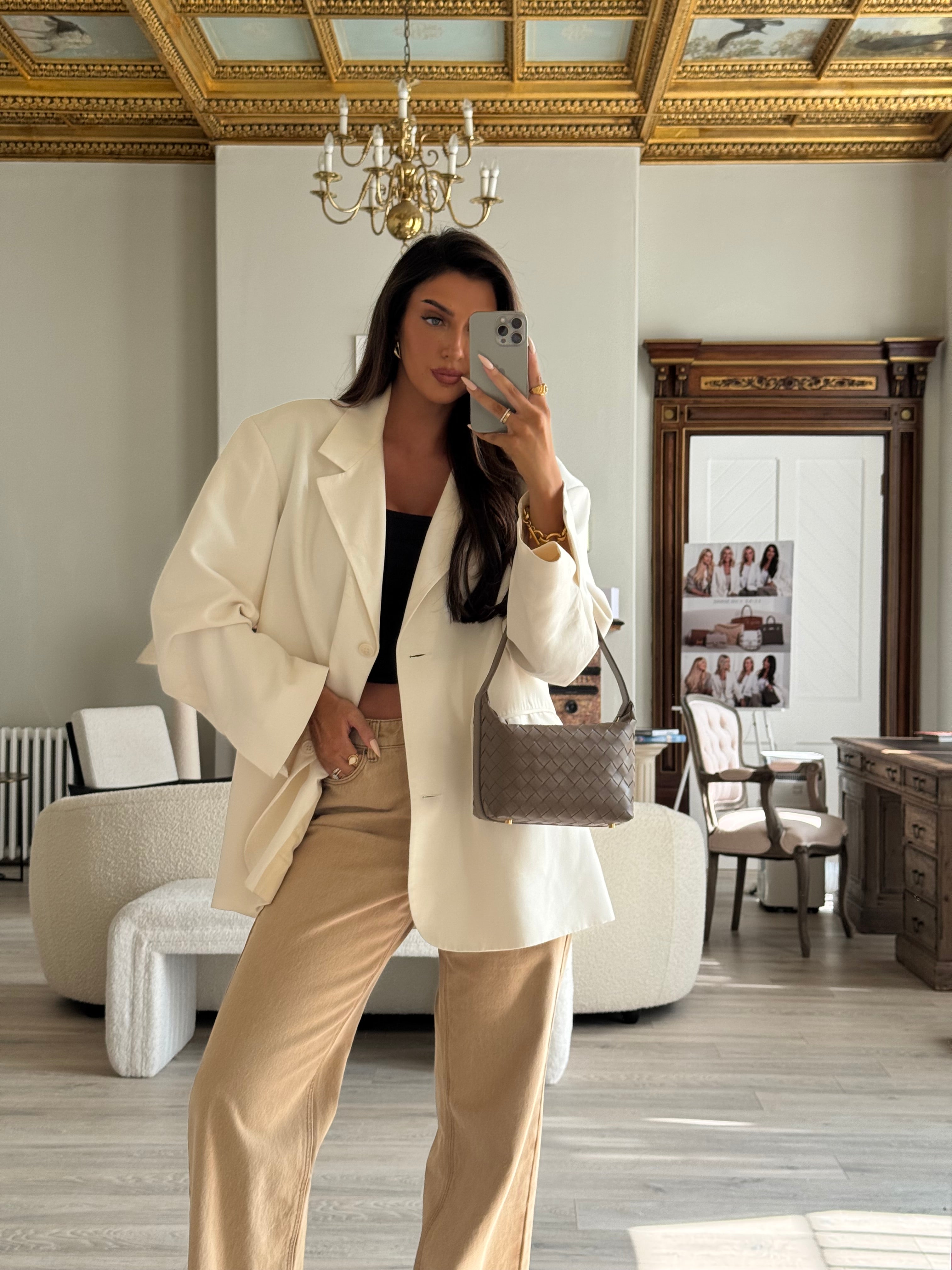 Bottega Veneta Mini Wallace Intrecciato Leather Shoulder Bag