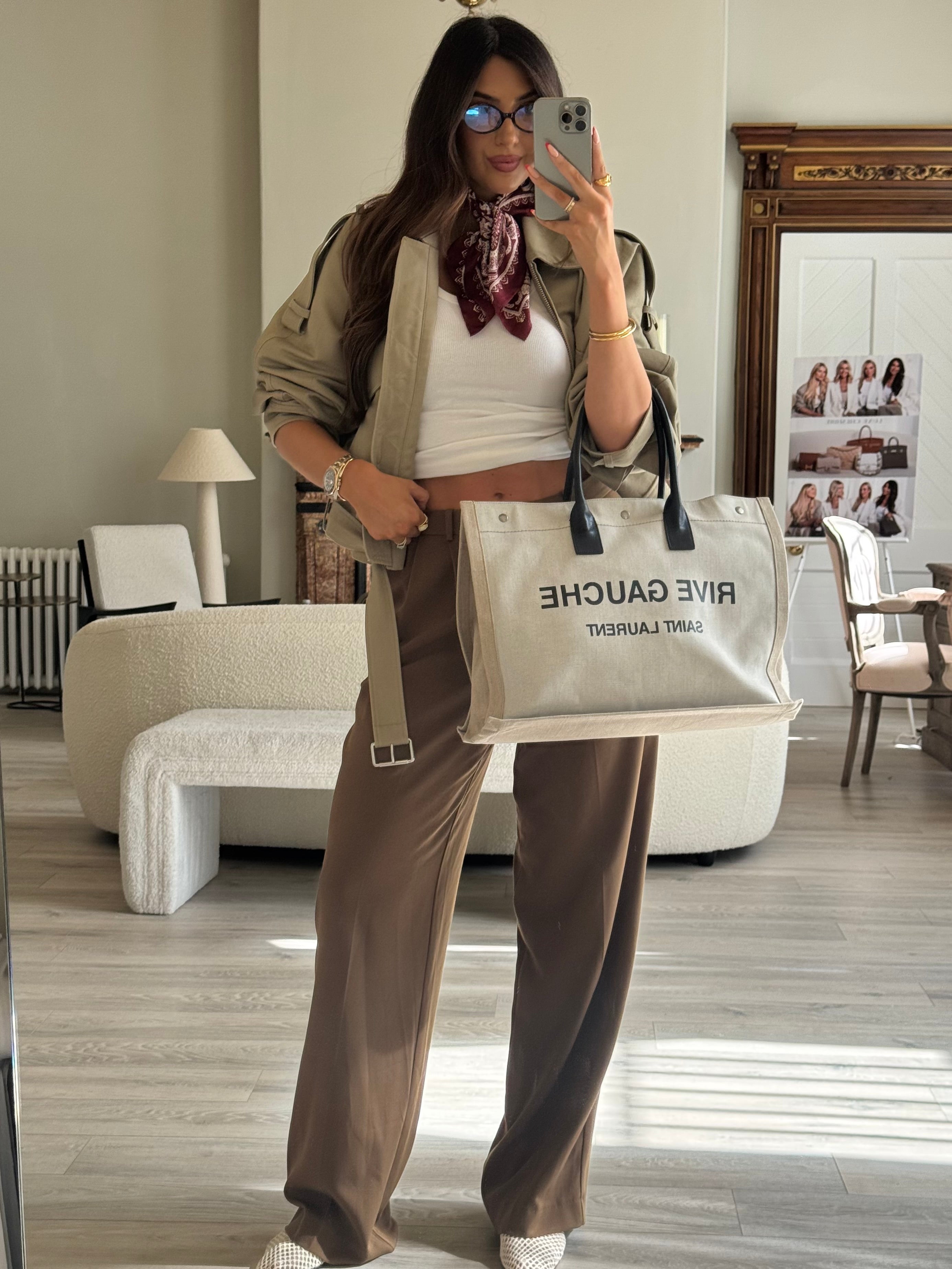 Saint Laurent Rive Gauche Large Tote