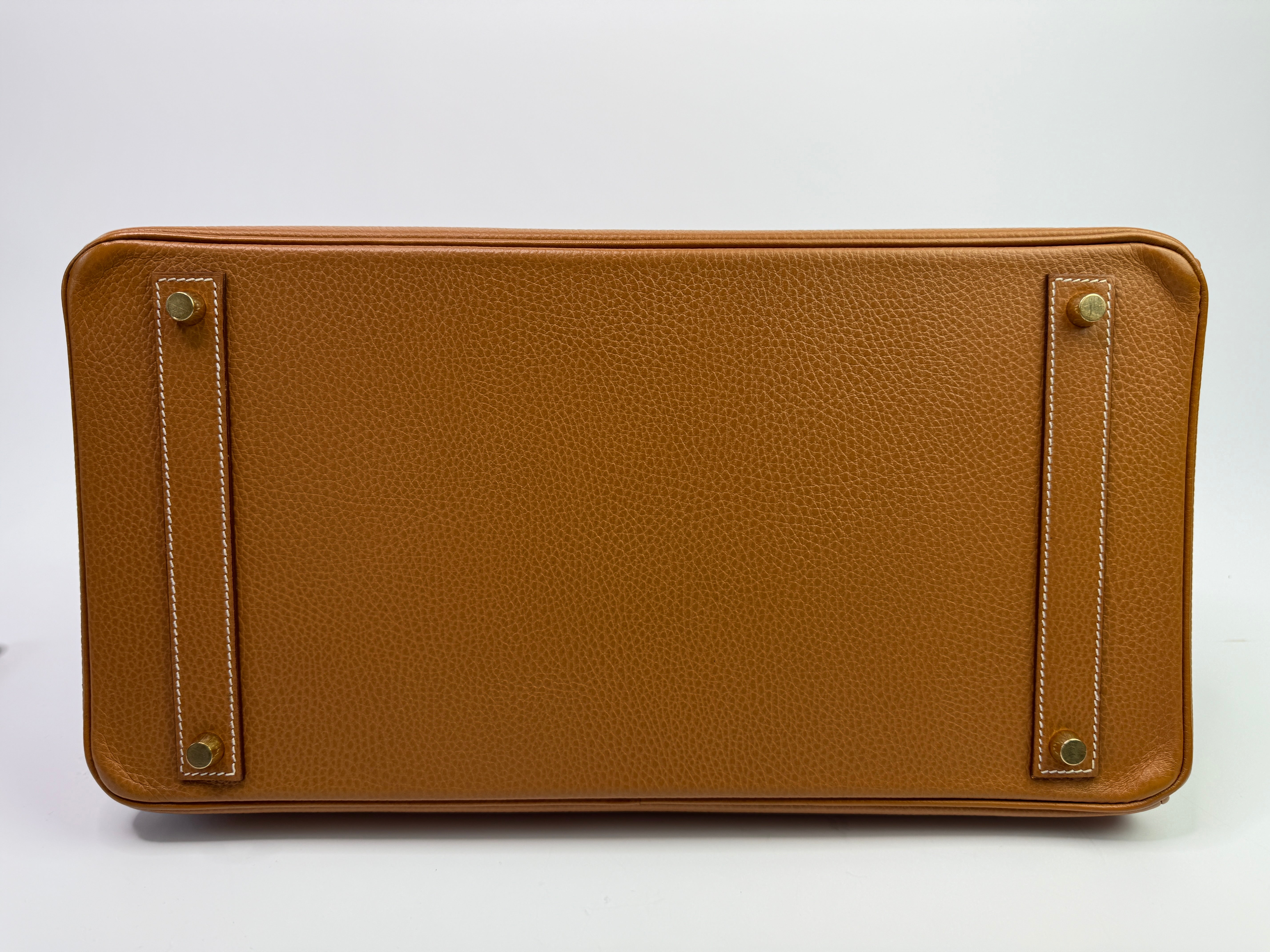 Hermès Birkin 40 In Gold Courchevel Leather With GHW