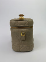 Christian Dior Cannage Lambskin Small Dior Vanity Case