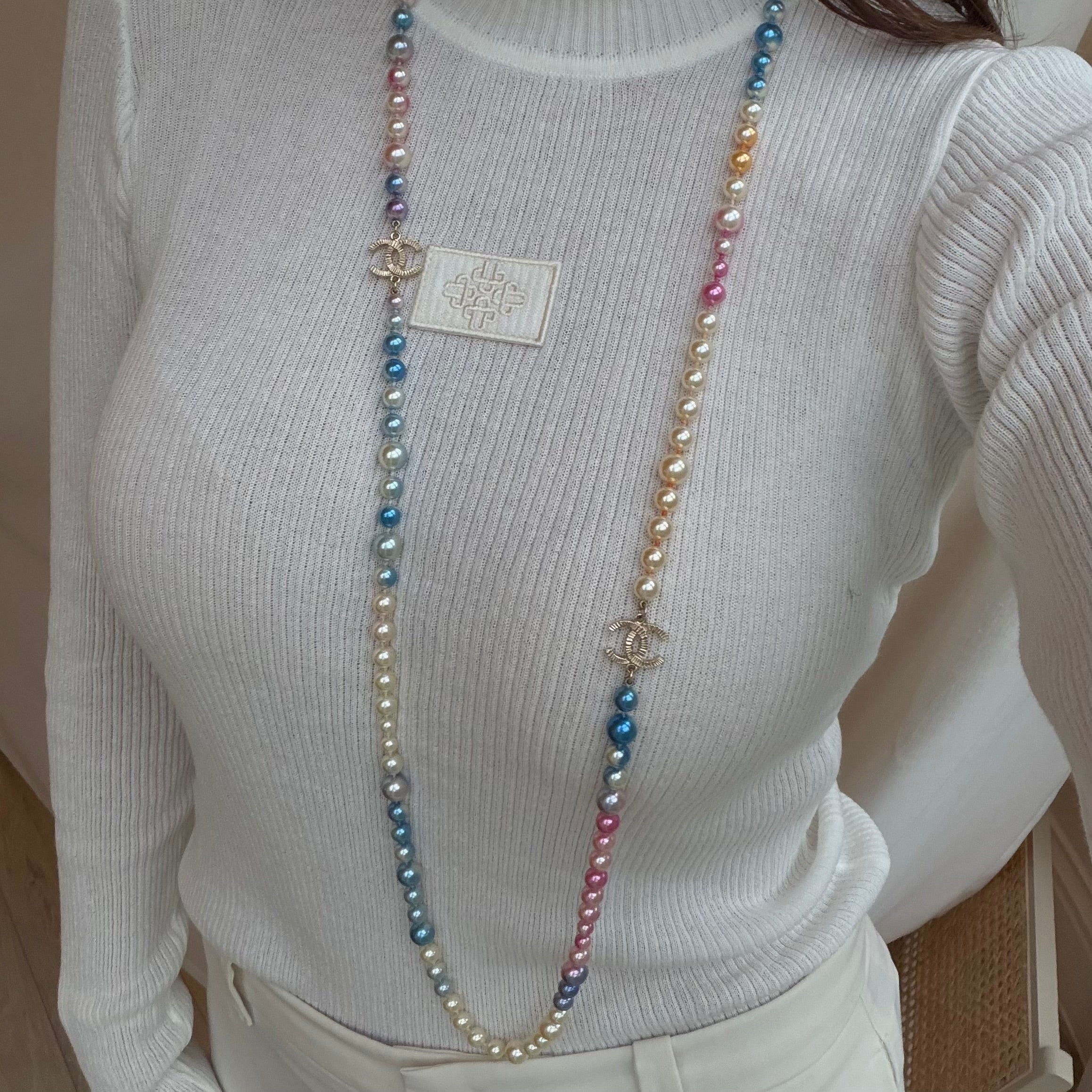 Chanel Rainbow Pearls