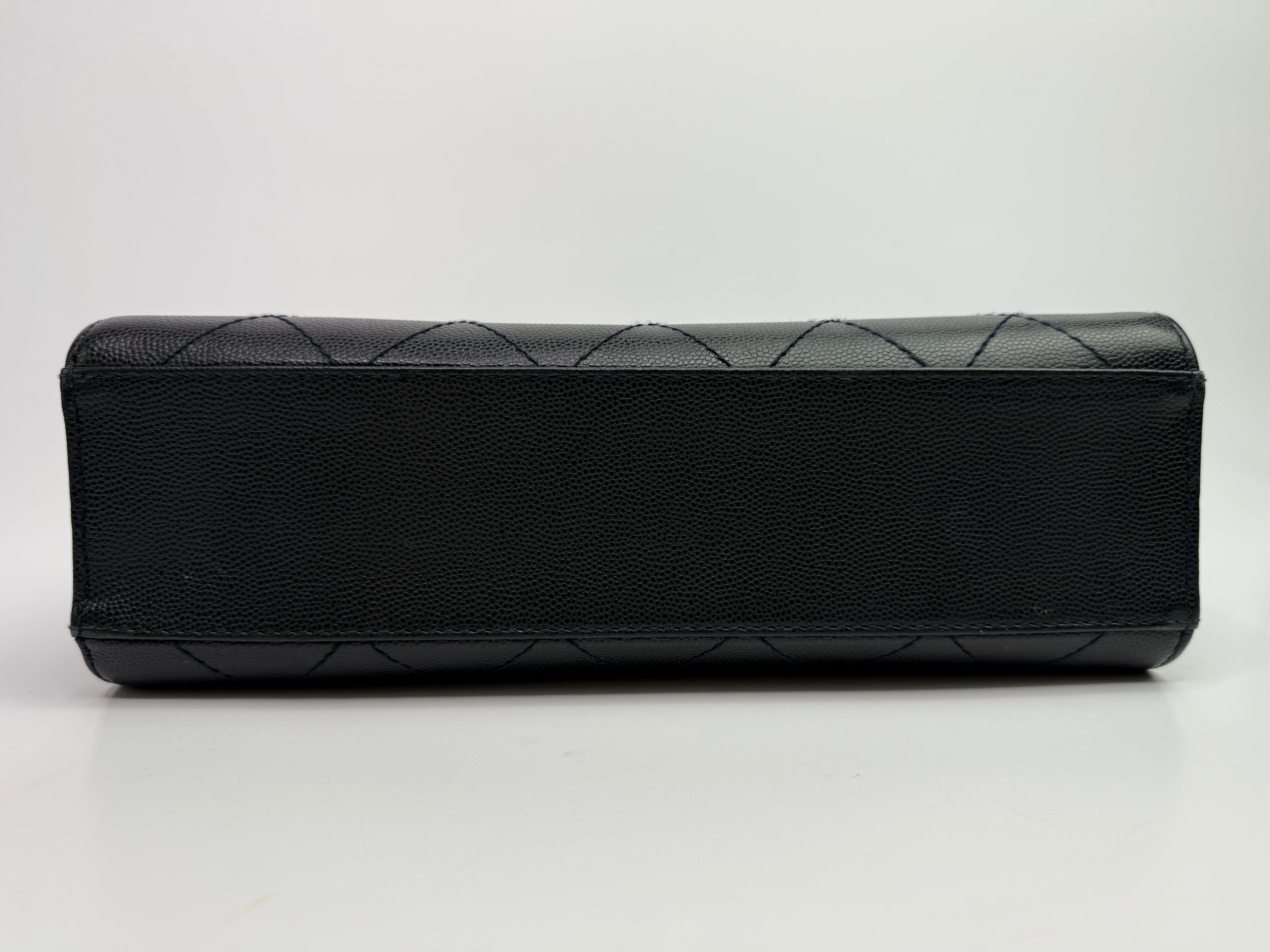 Chanel Vintage Black Caviar Tote Bag