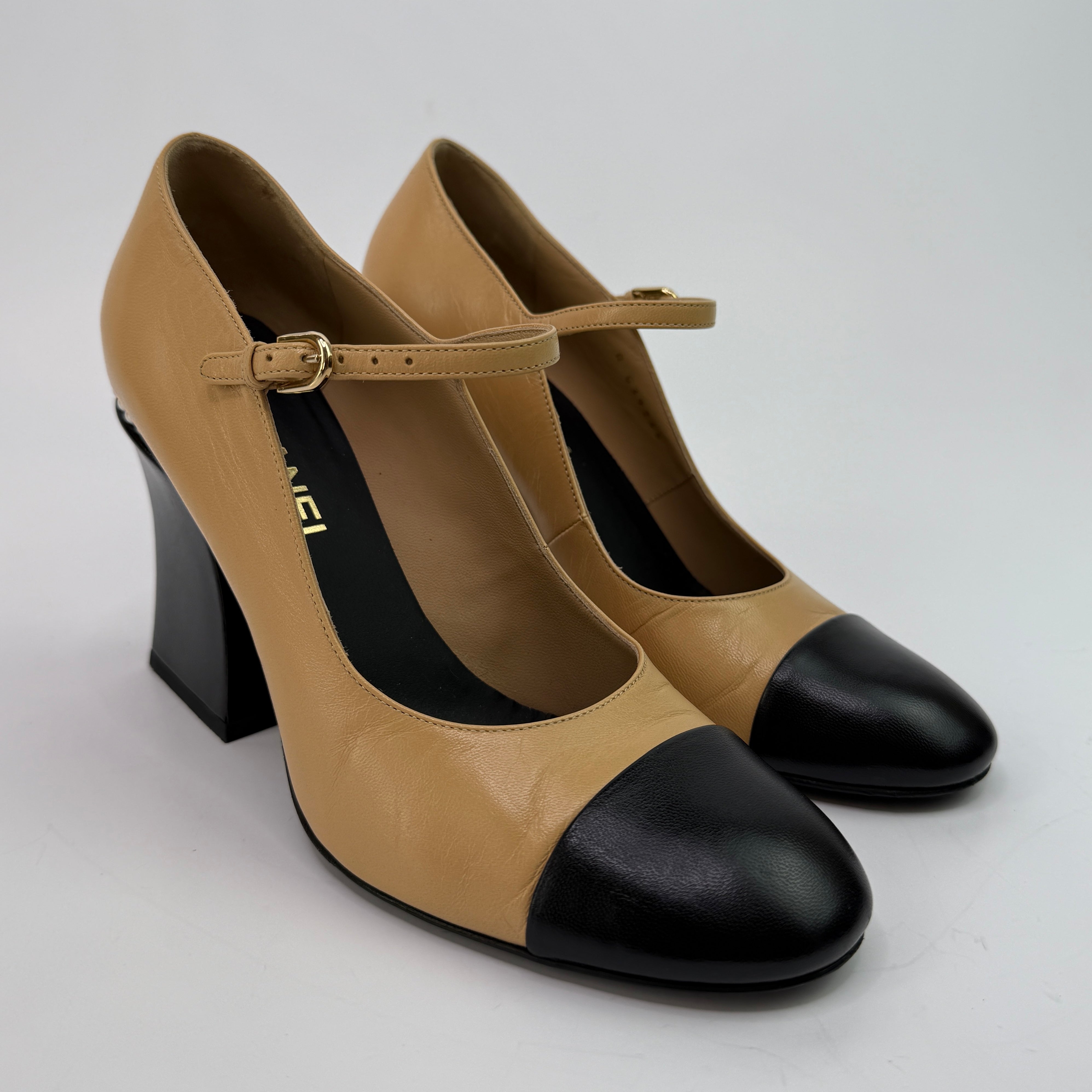 Chanel 22A Mary-Jane Embellished Shoes (Size 40/UK7)