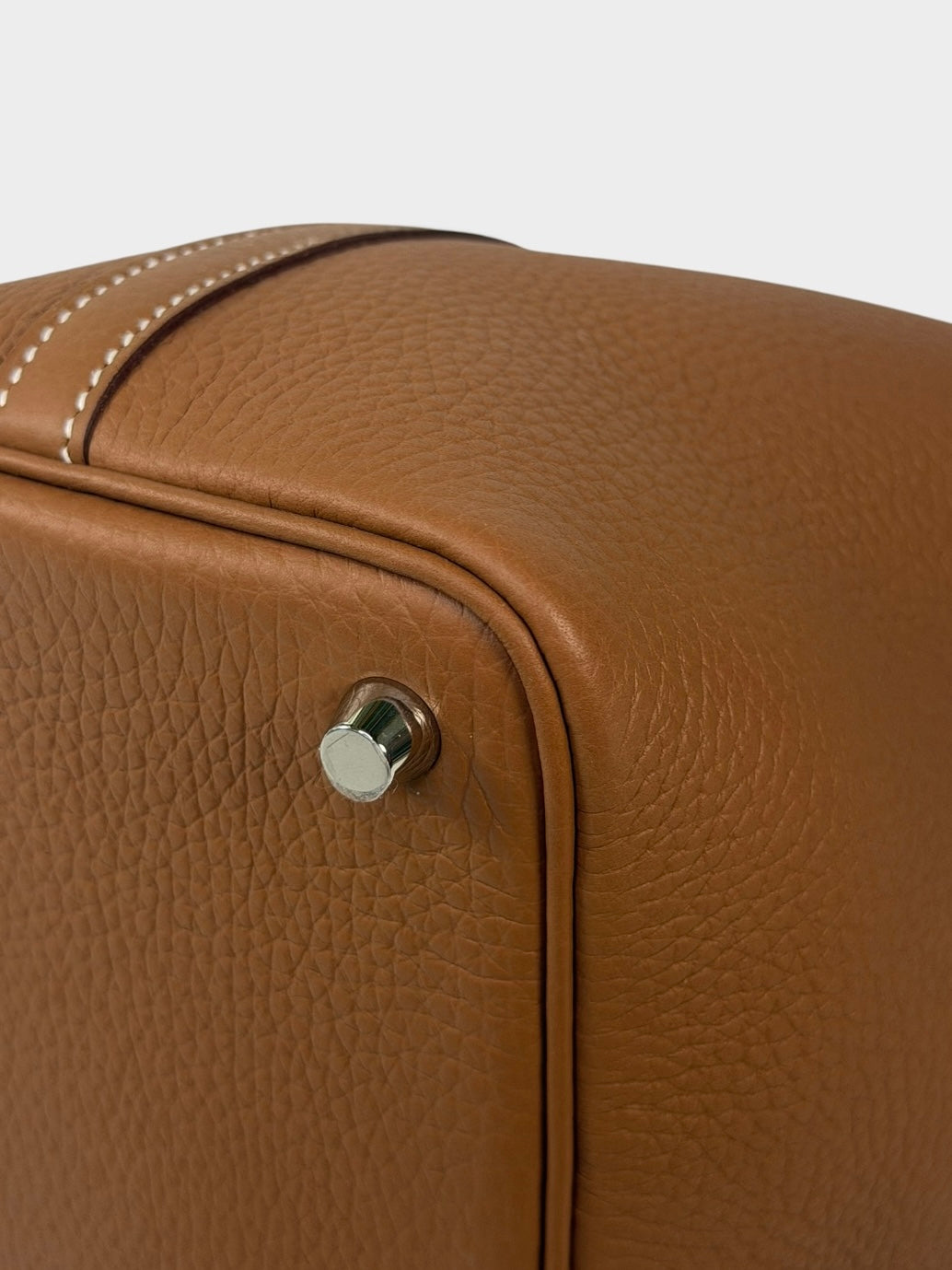 Hermès Picotin 18 In Gold Clemence Leather With Palladium Hardware