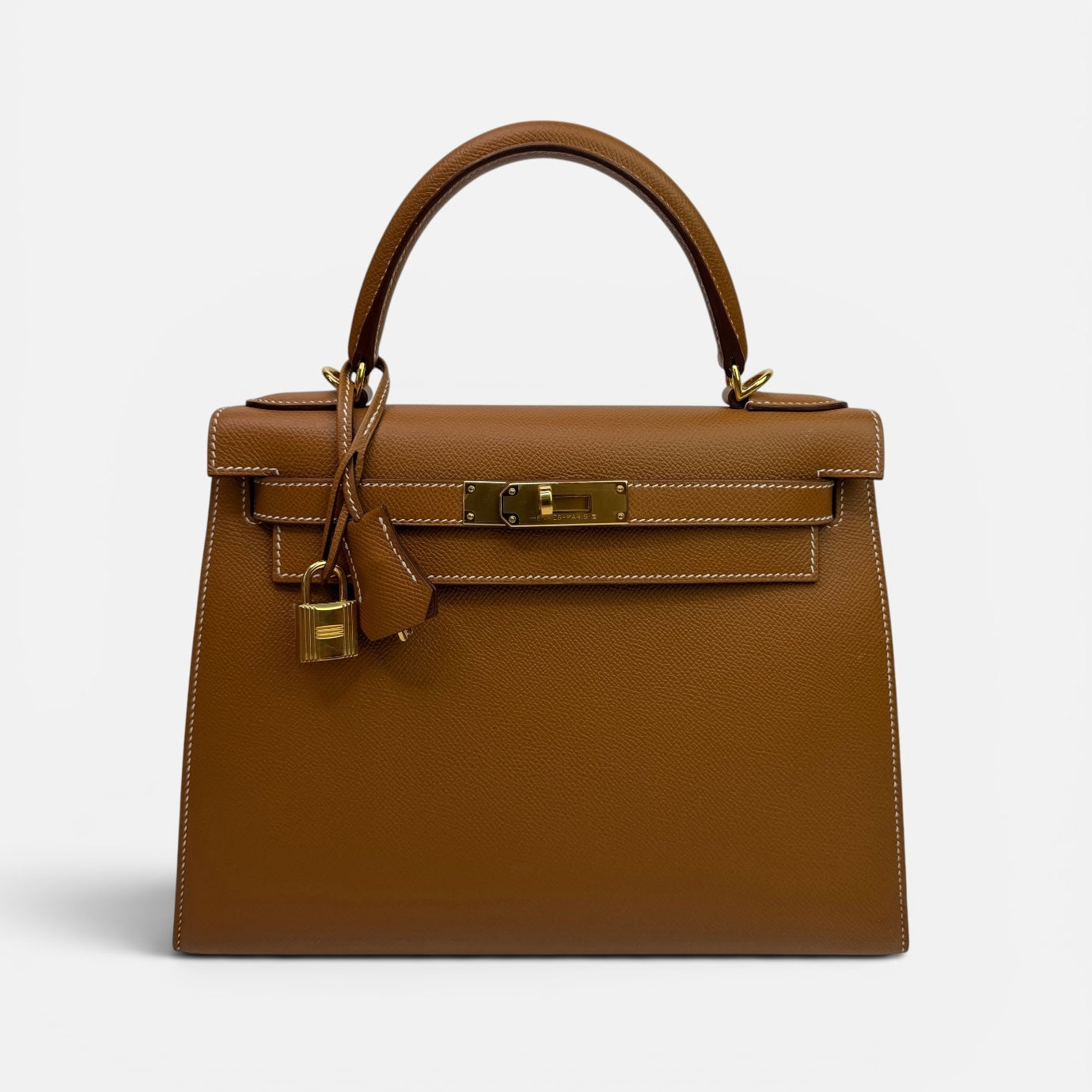 Hermès Kelly 28 Gold Sellier Epsom Leather With Gold Hardware