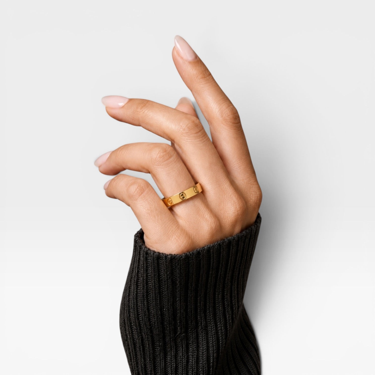 Cartier Love Ring Classic Model In 18kt Yellow Gold (Size 70)