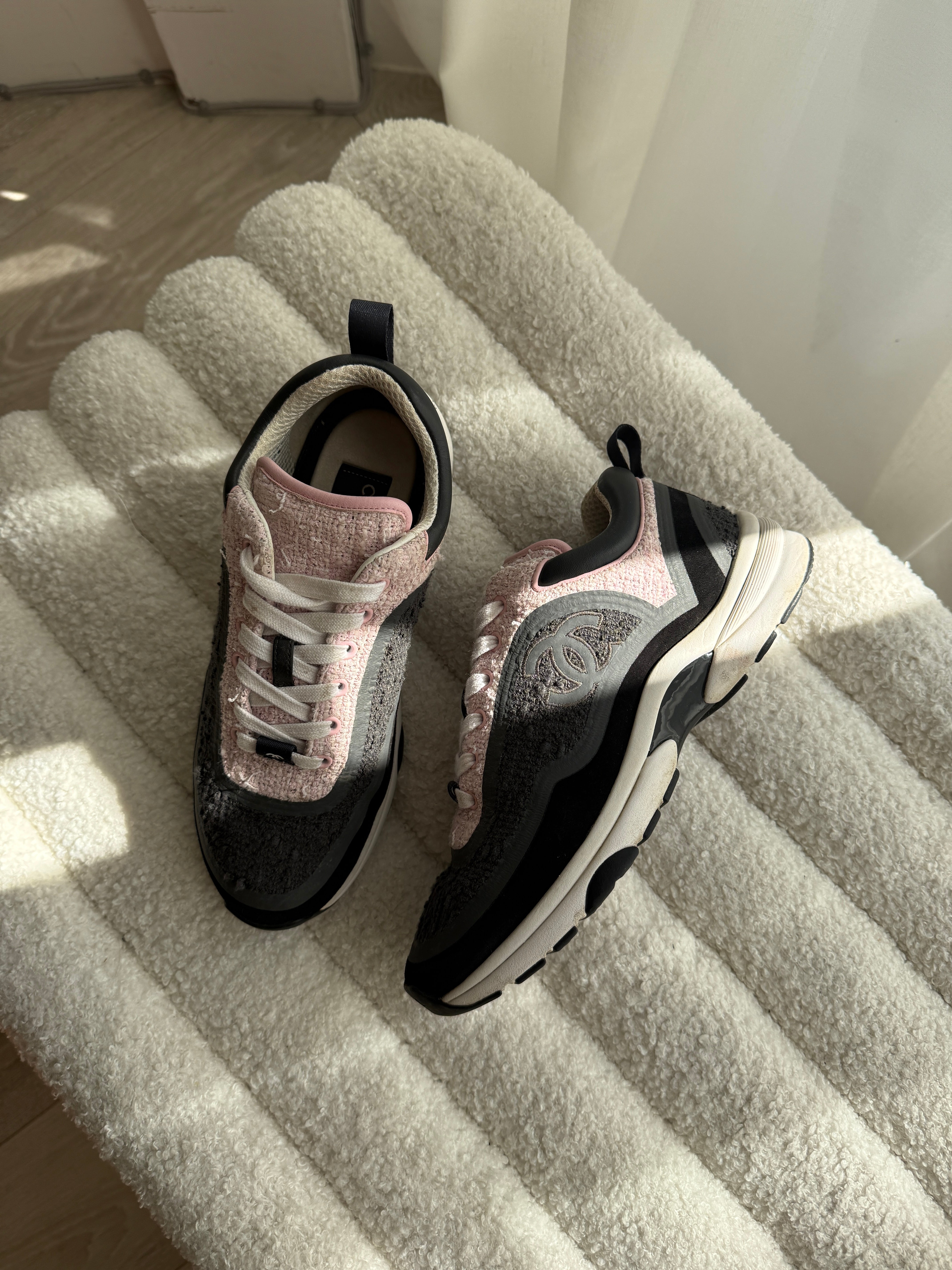 Chanel CC Logo Sneakers (Size 38/UK5)