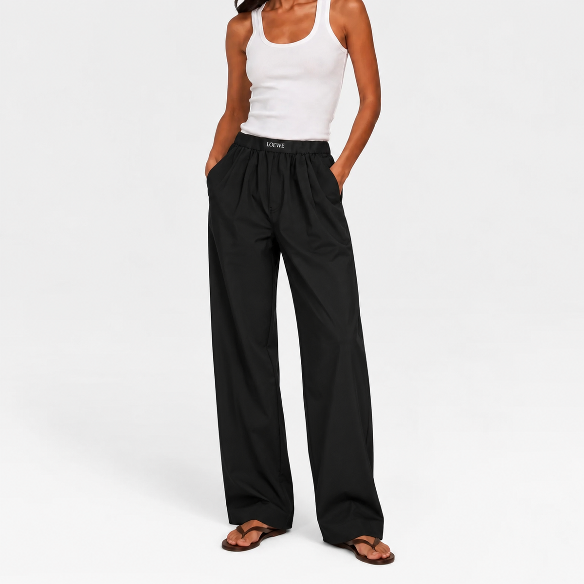 Loewe Trousers In Black ( Size S ) 100% authentic and preloved in excellent condition