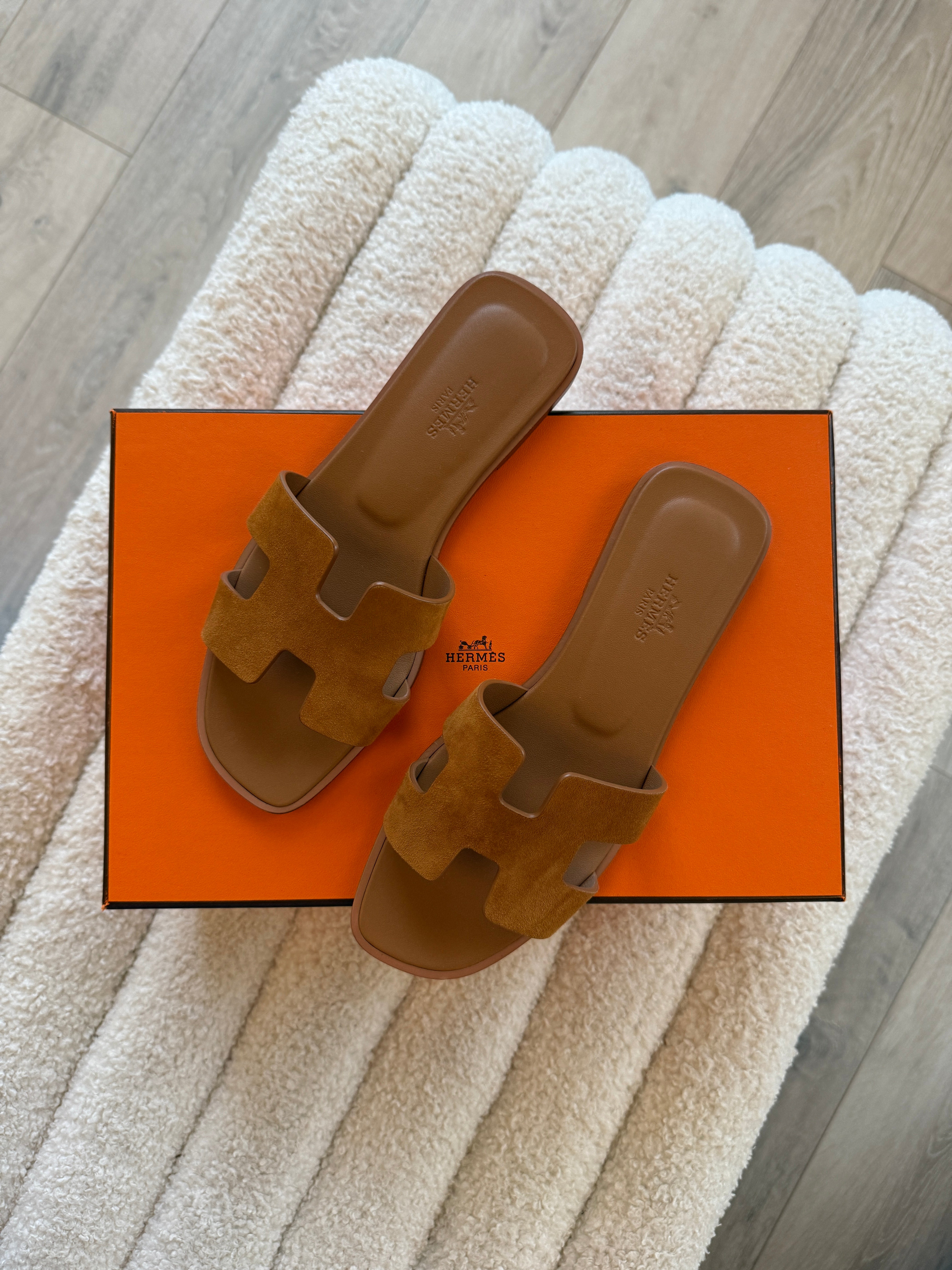 Hermès Oran Sandals (Size 37/UK4)
