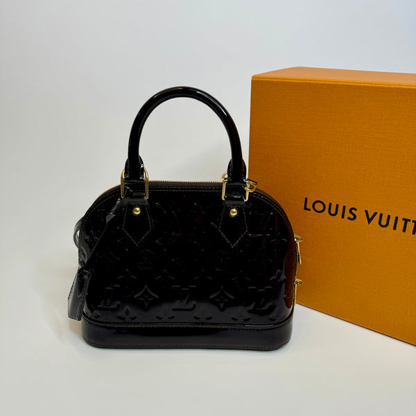 Louis Vuitton Alma BB In Amarante Vernis
