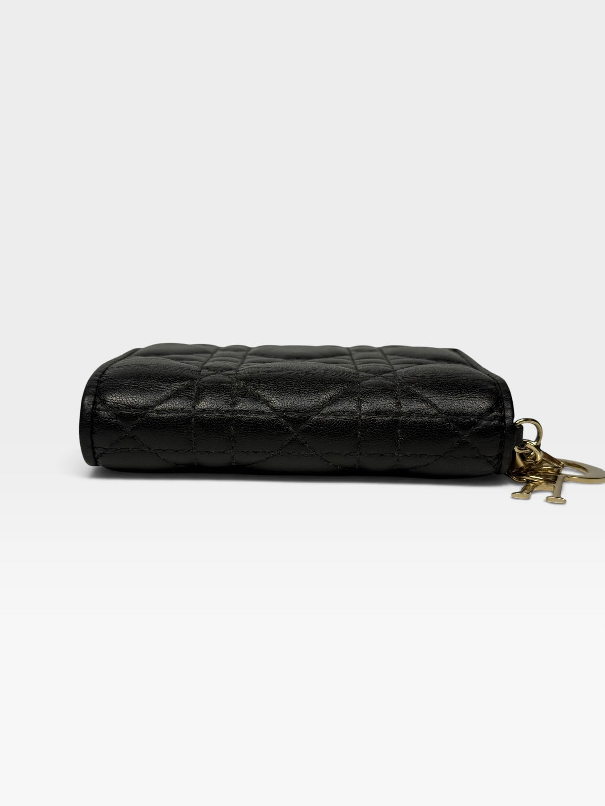 Christian Dior Mini Lady Gardenia Wallet. 100% authentic and pre loved in excellent condition.