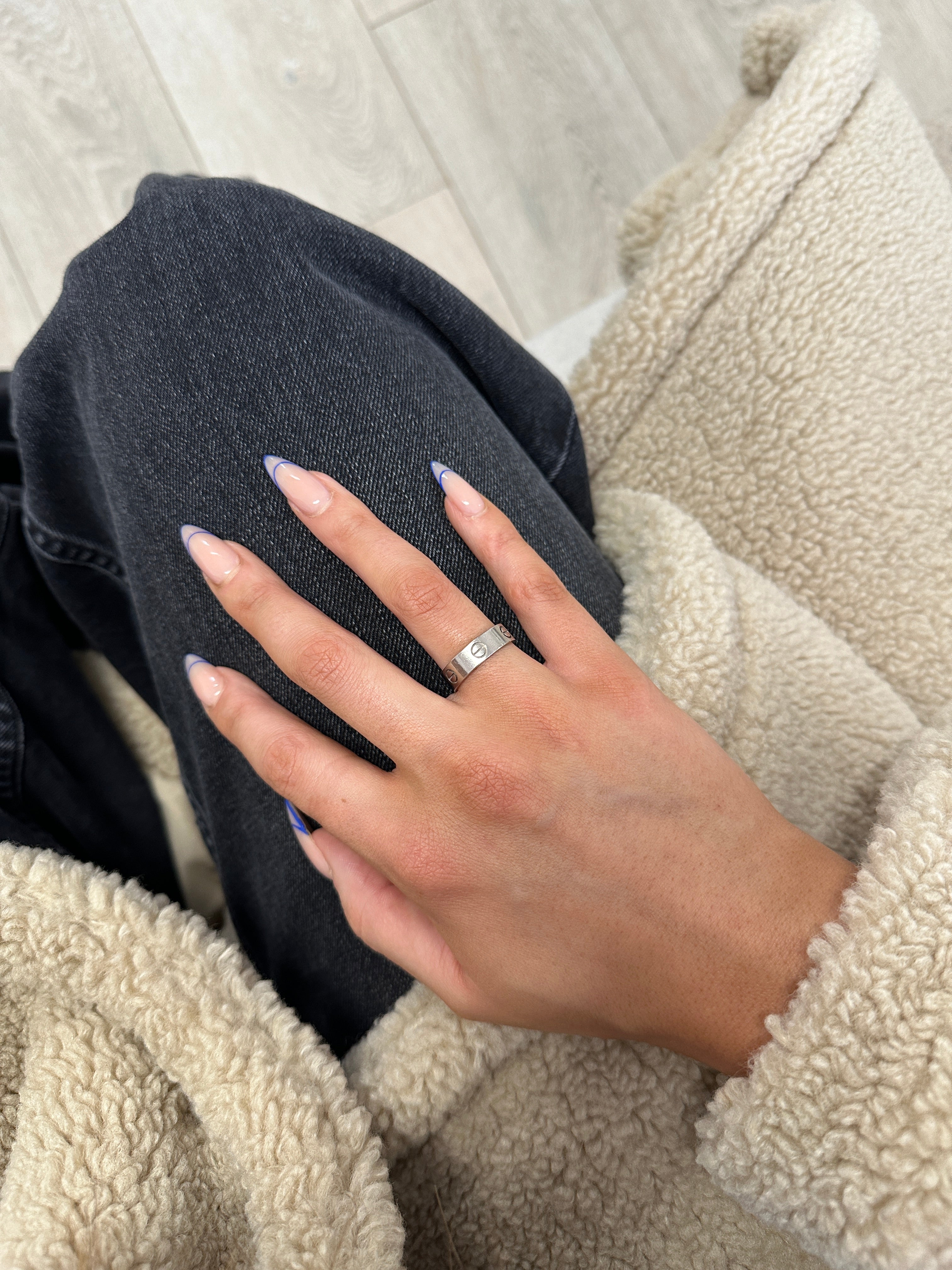 cartier love ring in 18ct white gold size 55