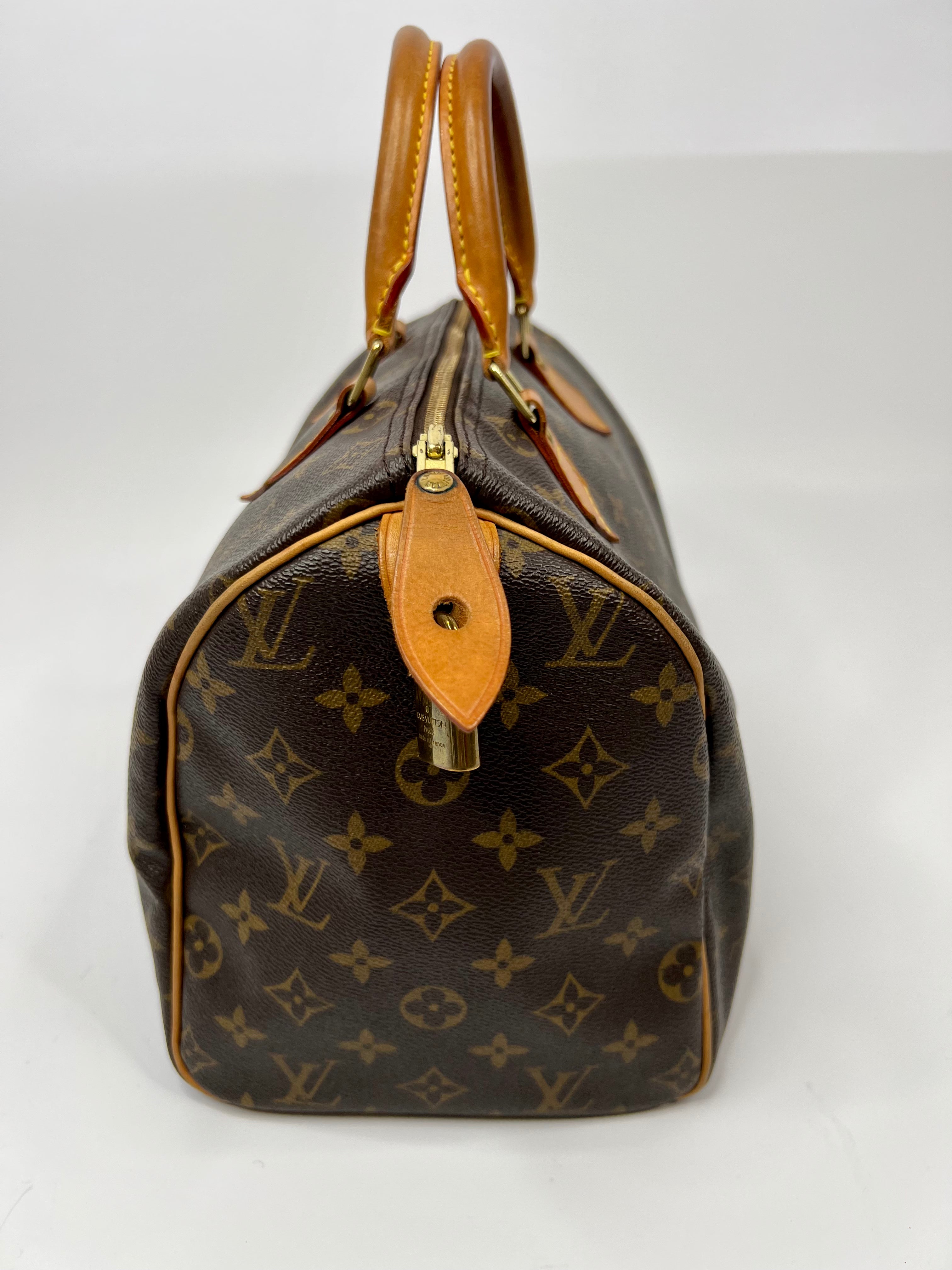 Louis Vuitton Monogram Speedy 30 Bag